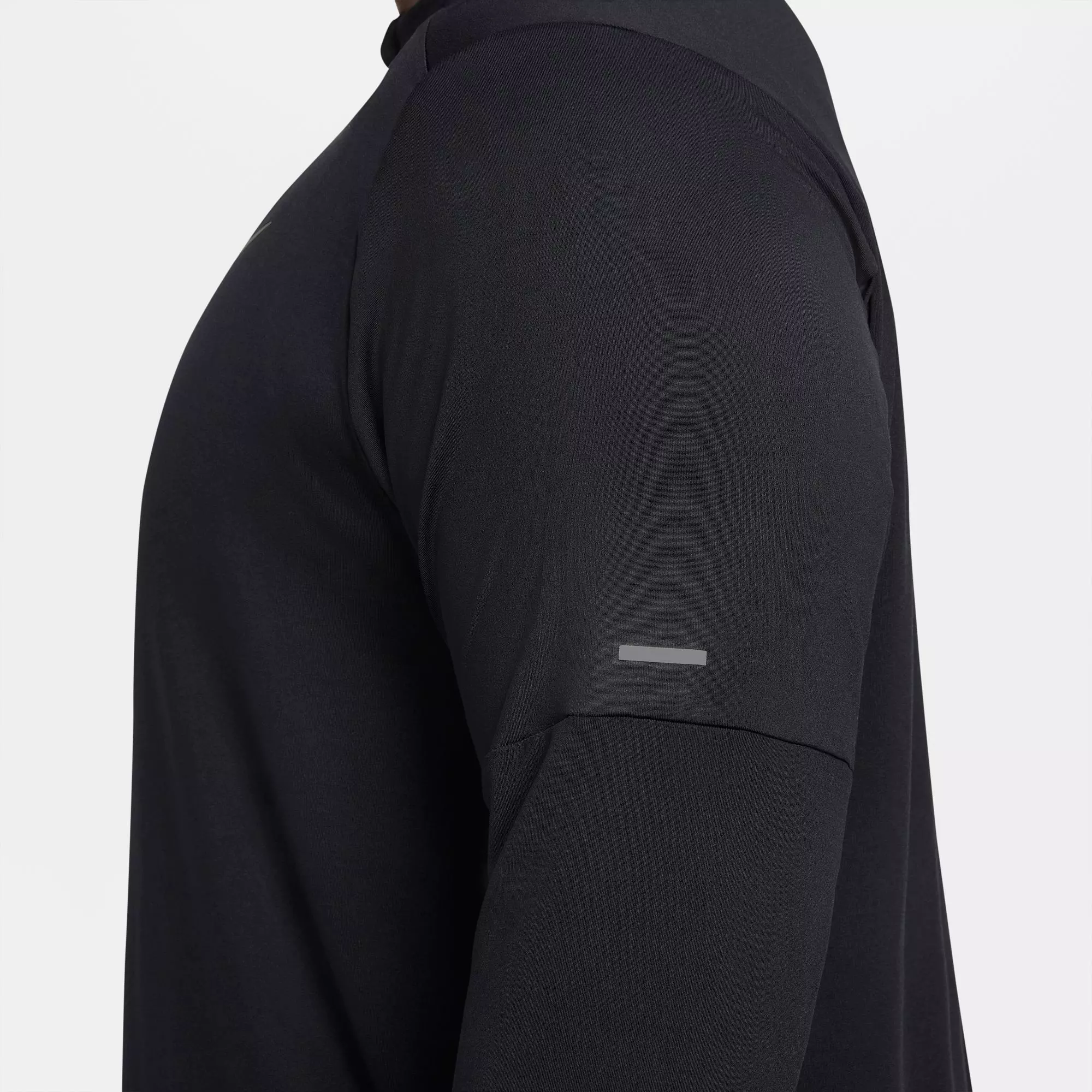 Nike Men's Dri-FIT Element 1/2-Zip Running "Black" Top - BLACK