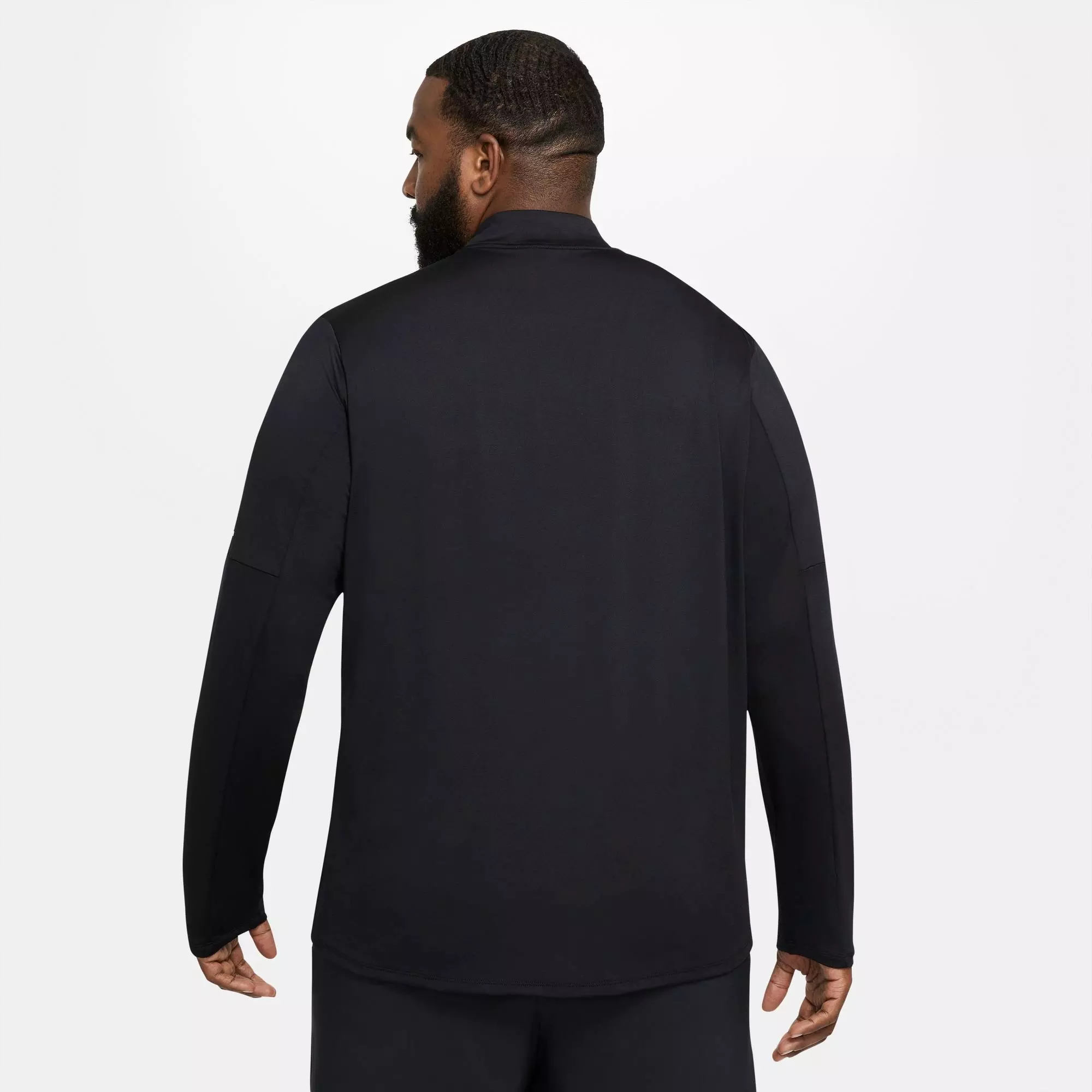 Nike Men's Dri-FIT Element 1/2-Zip Running "Black" Top - BLACK