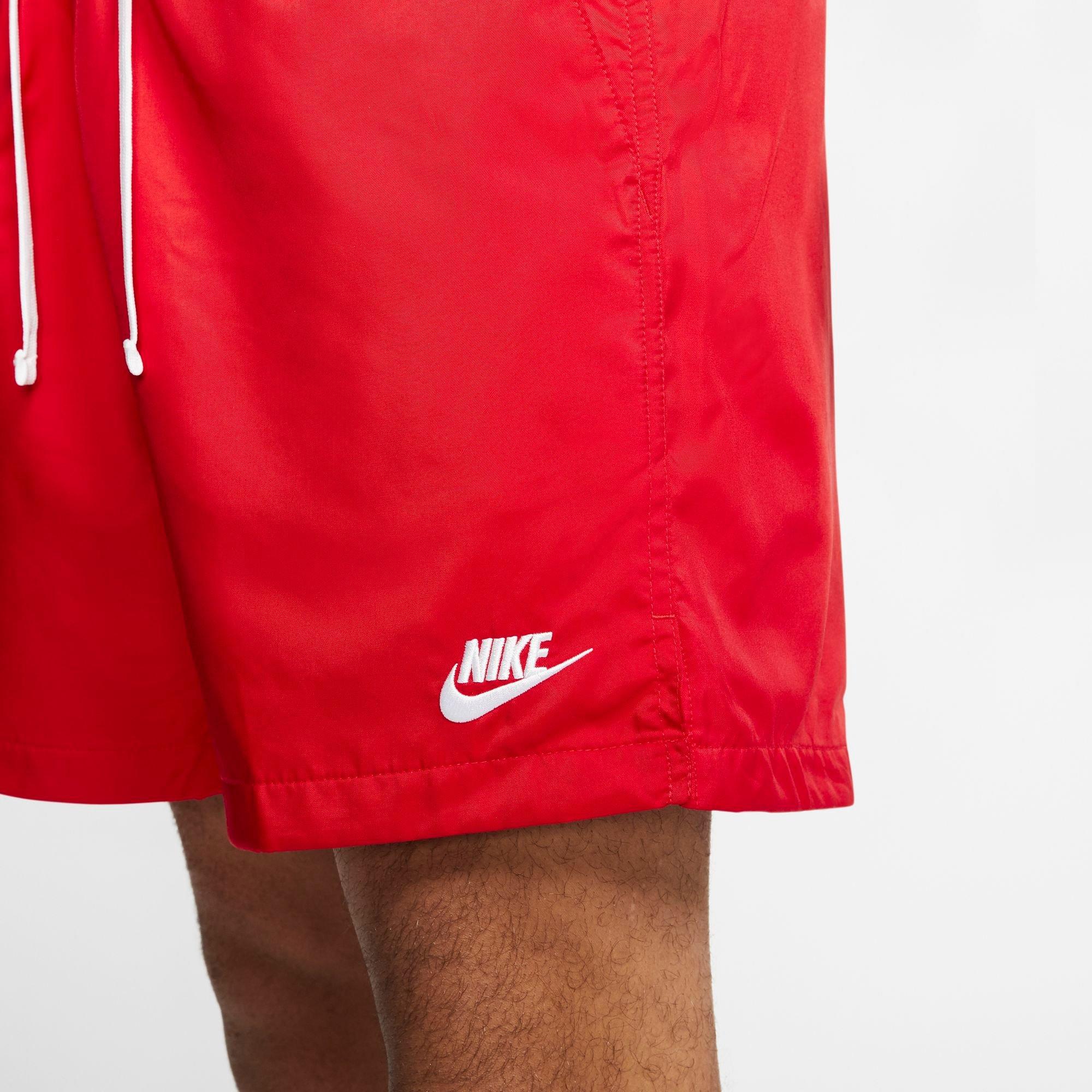 Red nike sales shorts mens