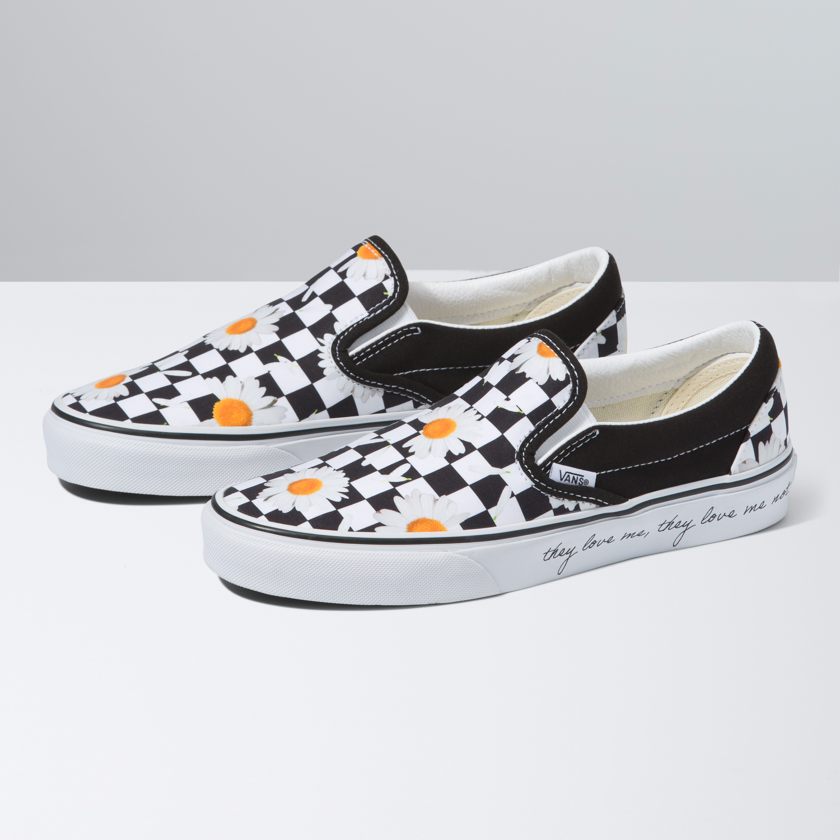 Vans Shoes Youth Kids 7 Womens 8.5 Checkerboard Slip On Skater Sneakers  Yellow