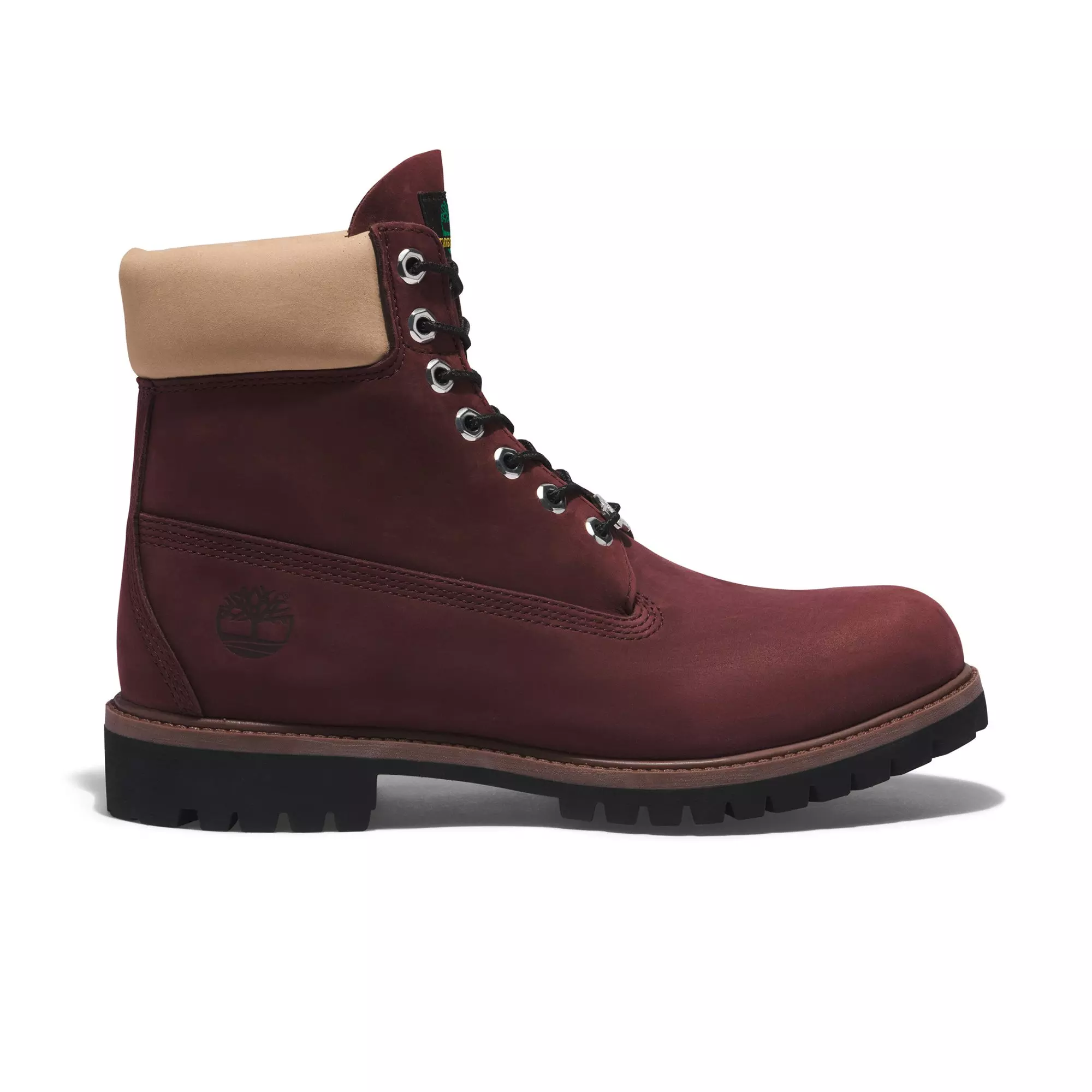 Timberland 6" Premium "Burgundy Nubuck" Men's Waterproof Boot - BURGUNDY