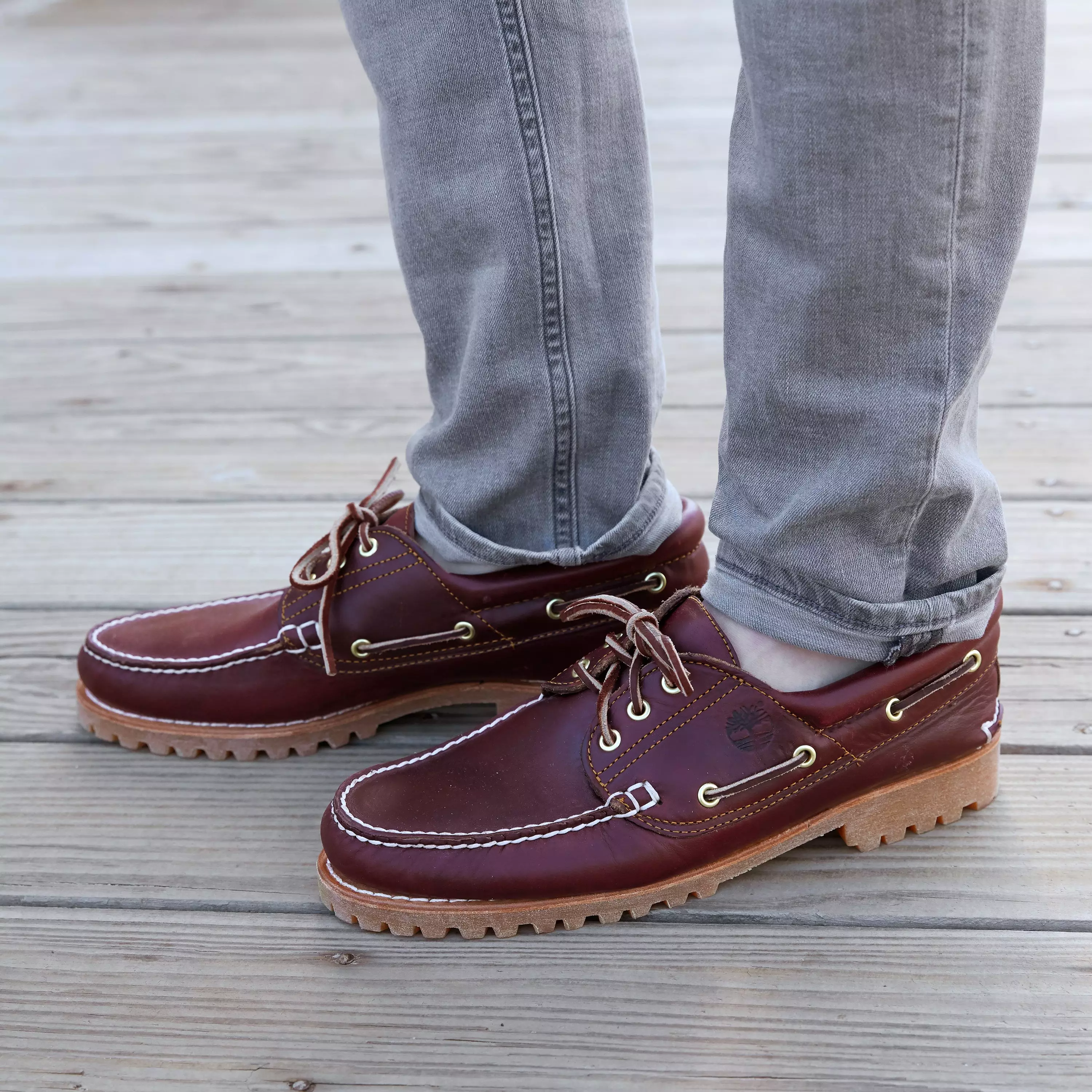 Timberland Authentic 3 Eyed Lug "Burgundy" Men's Shoe - BURGUNDY