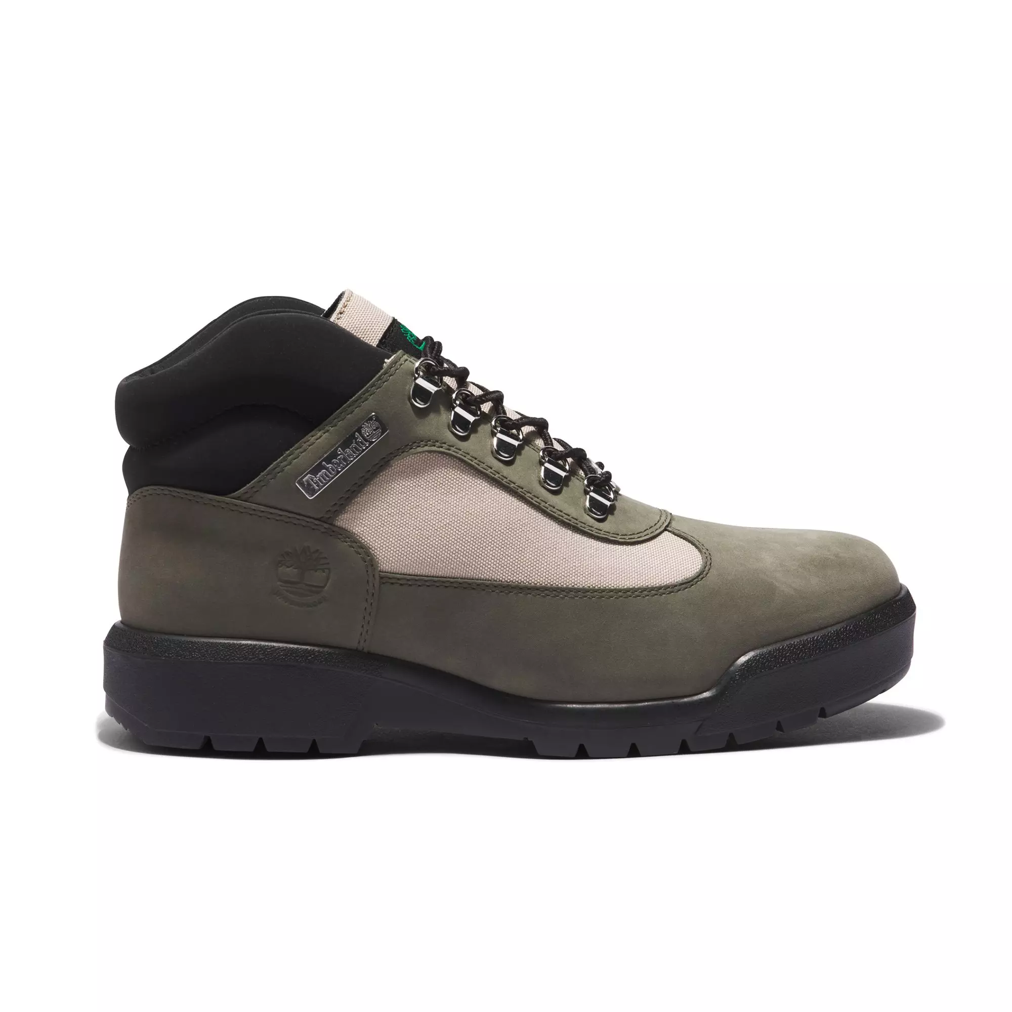 Timberland "Dark Green Nubuck" Men's Field Boot - GREEN
