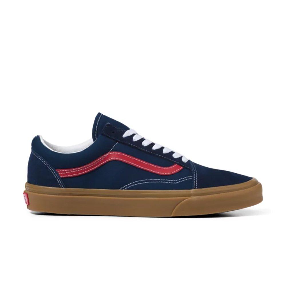 Tredive En begivenhed Afslag Vans Old Skool "Navy/Red/Gum" Men's Shoe - Hibbett | City Gear