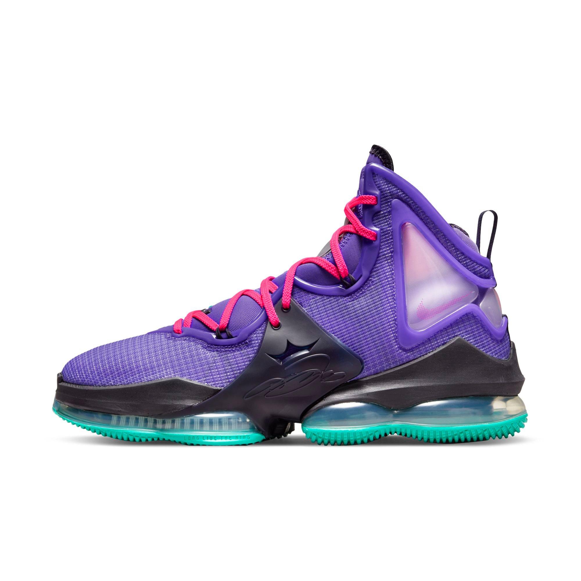 lebron purple shoes