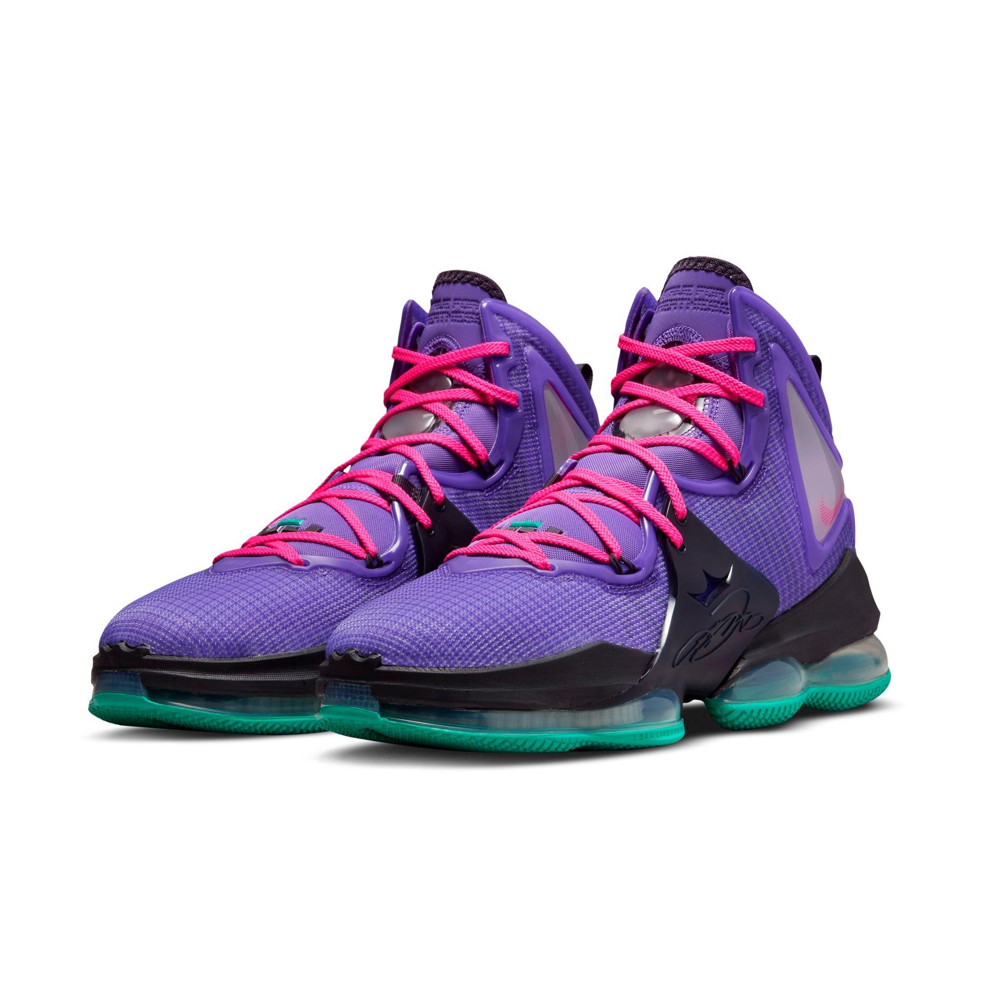 Andragende vejviser Overskæg Nike LeBron 19 "Wild Berry/Hyper Pink/Cave Purple" Men's Basketball Shoe