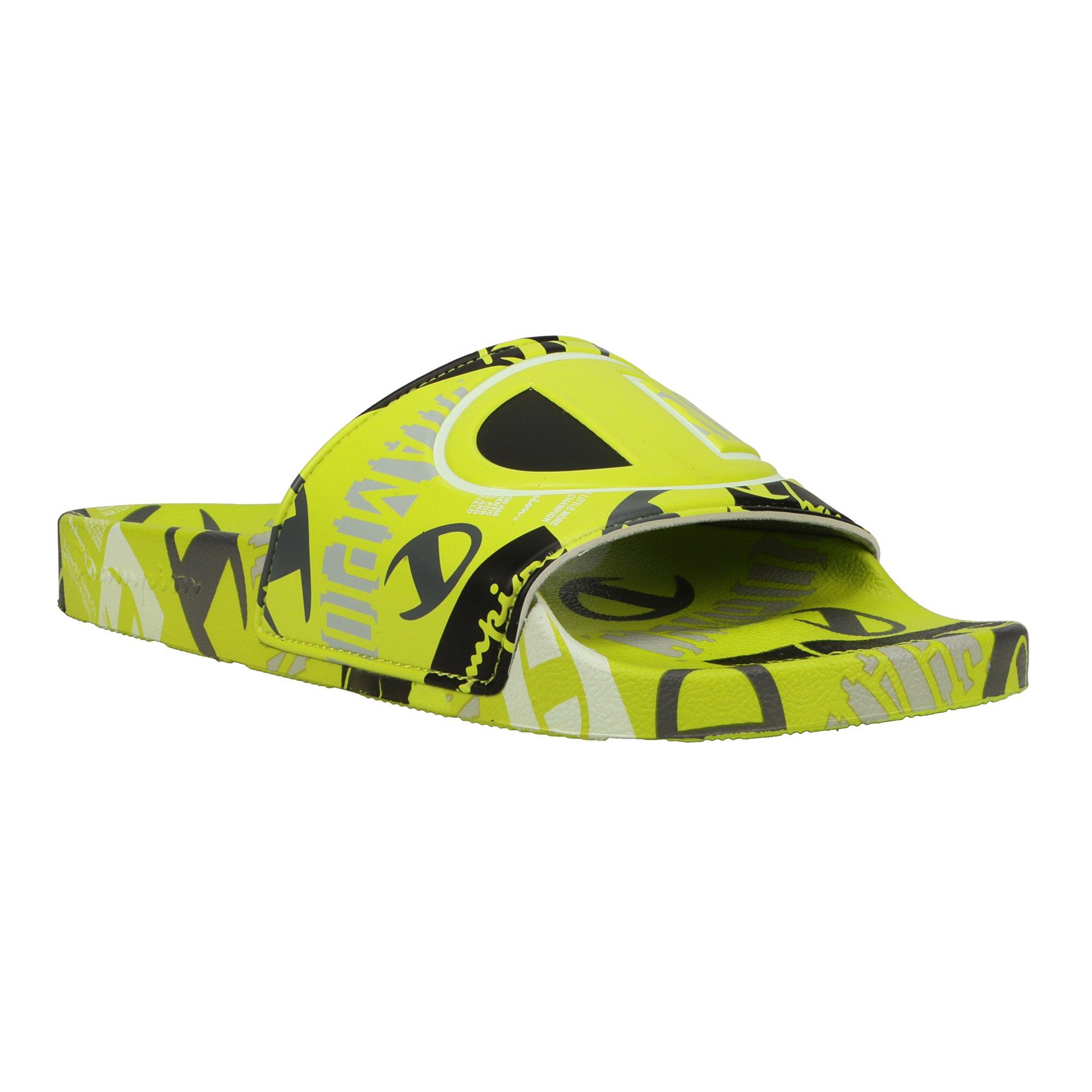 Lime green best sale champion slides