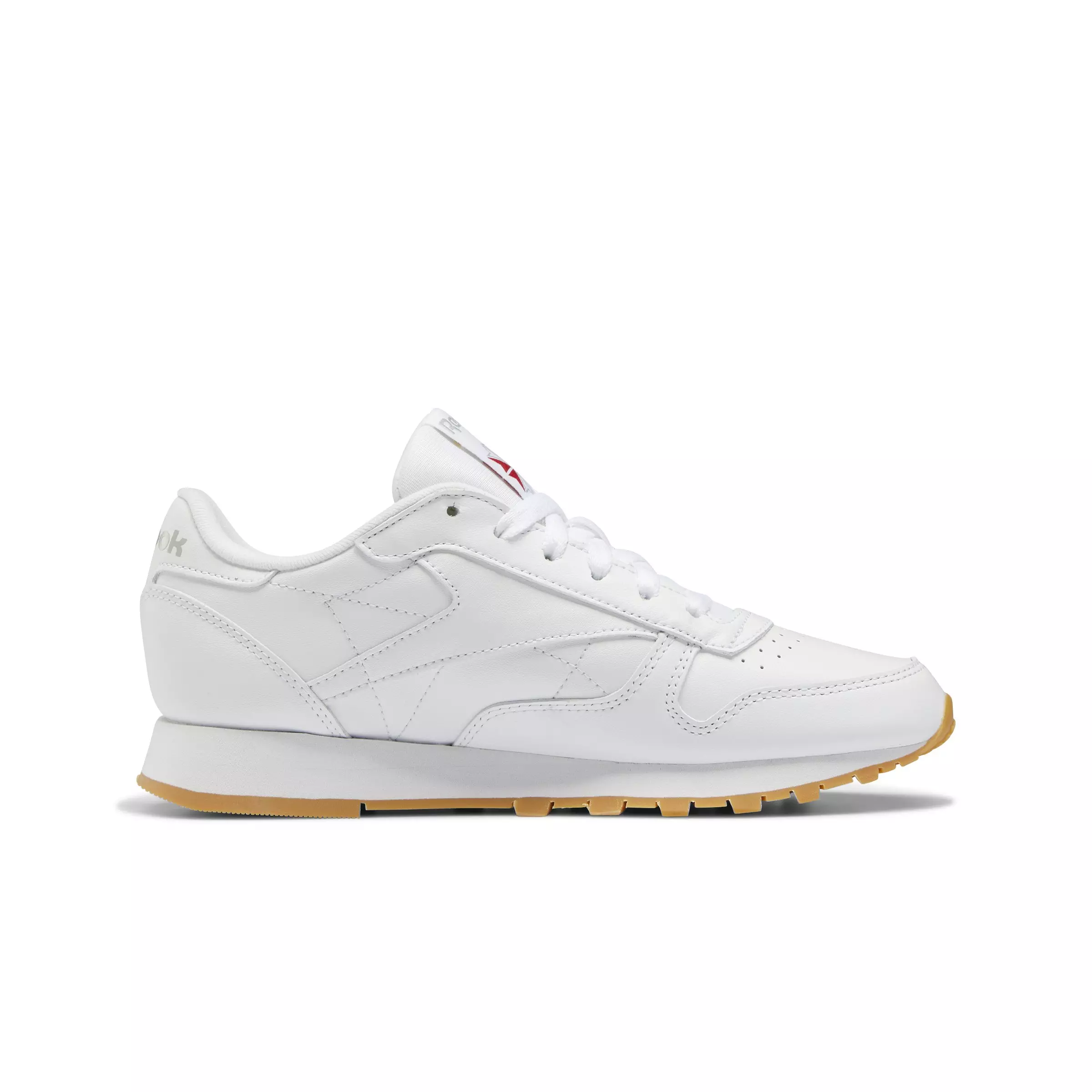 Reebok Classic Leather "White/Grey/Gum" Women's Shoe - WHITE