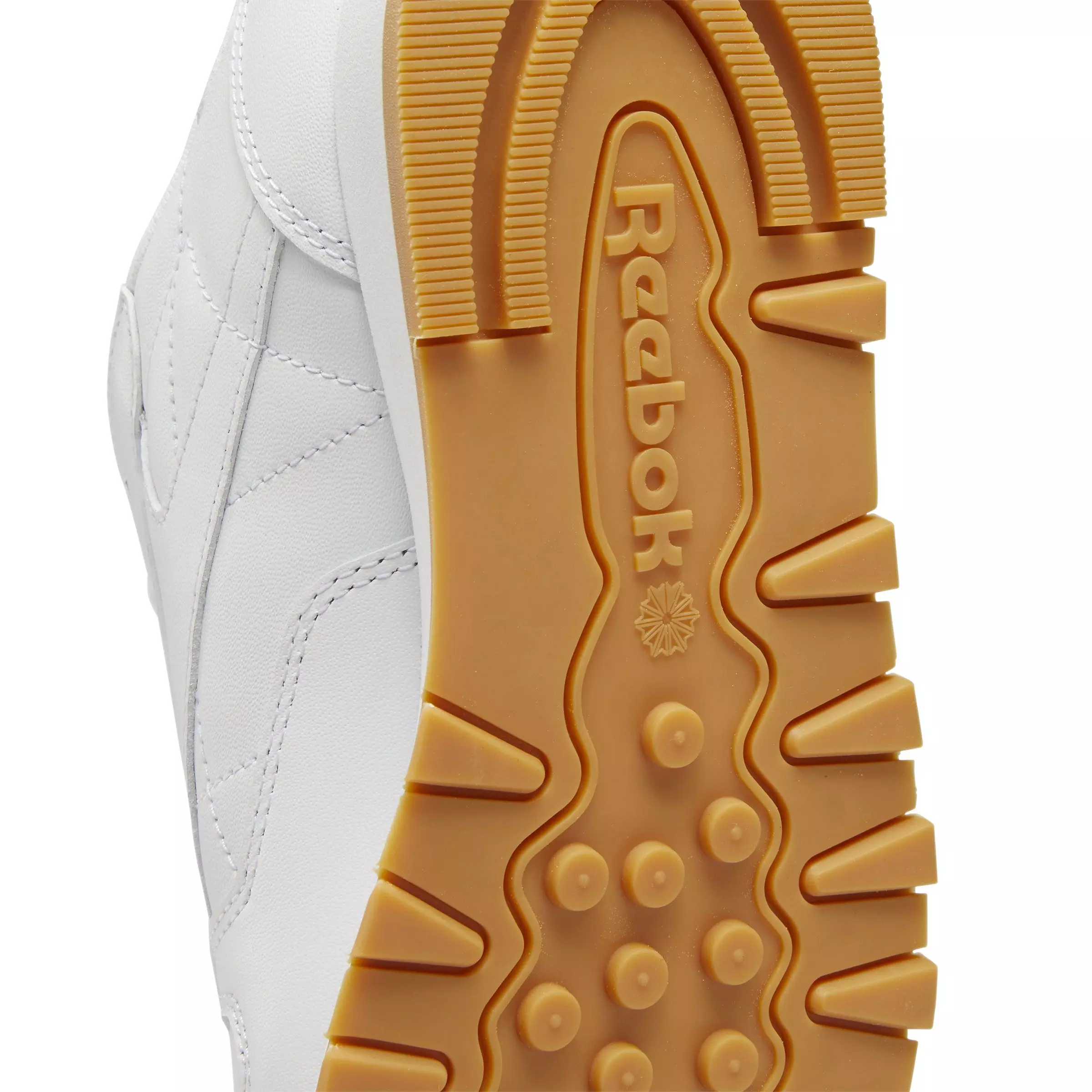 Reebok Classic Leather "White/Grey/Gum" Women's Shoe - WHITE