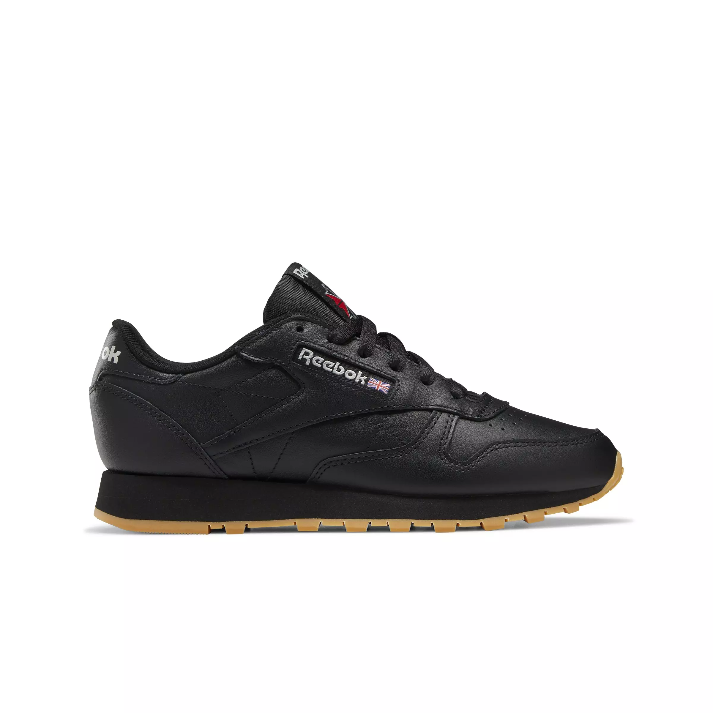 Reebok Classic Leather "Black/Grey/Gum" Women's Shoe - BLACK