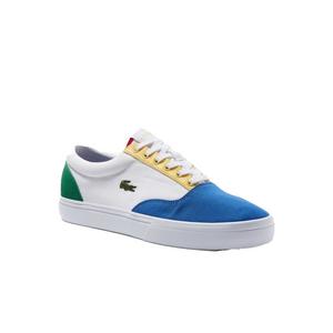 Lacoste Game Advance 0721 White/Navy/Red Men's Shoe - Hibbett