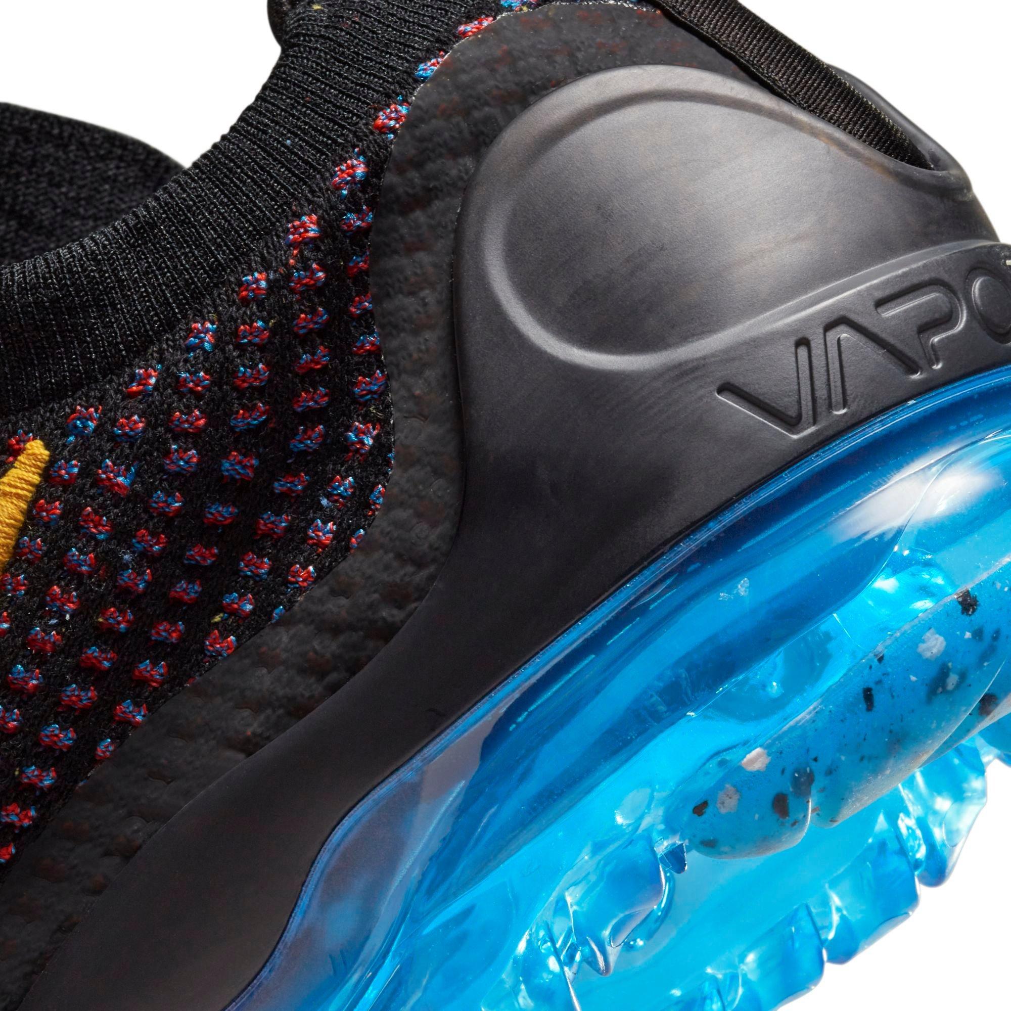 Nike Air VaporMax 2021 FK Black/University Gold/Photo Blue Grade School  Boys' Shoe - Hibbett | City Gear