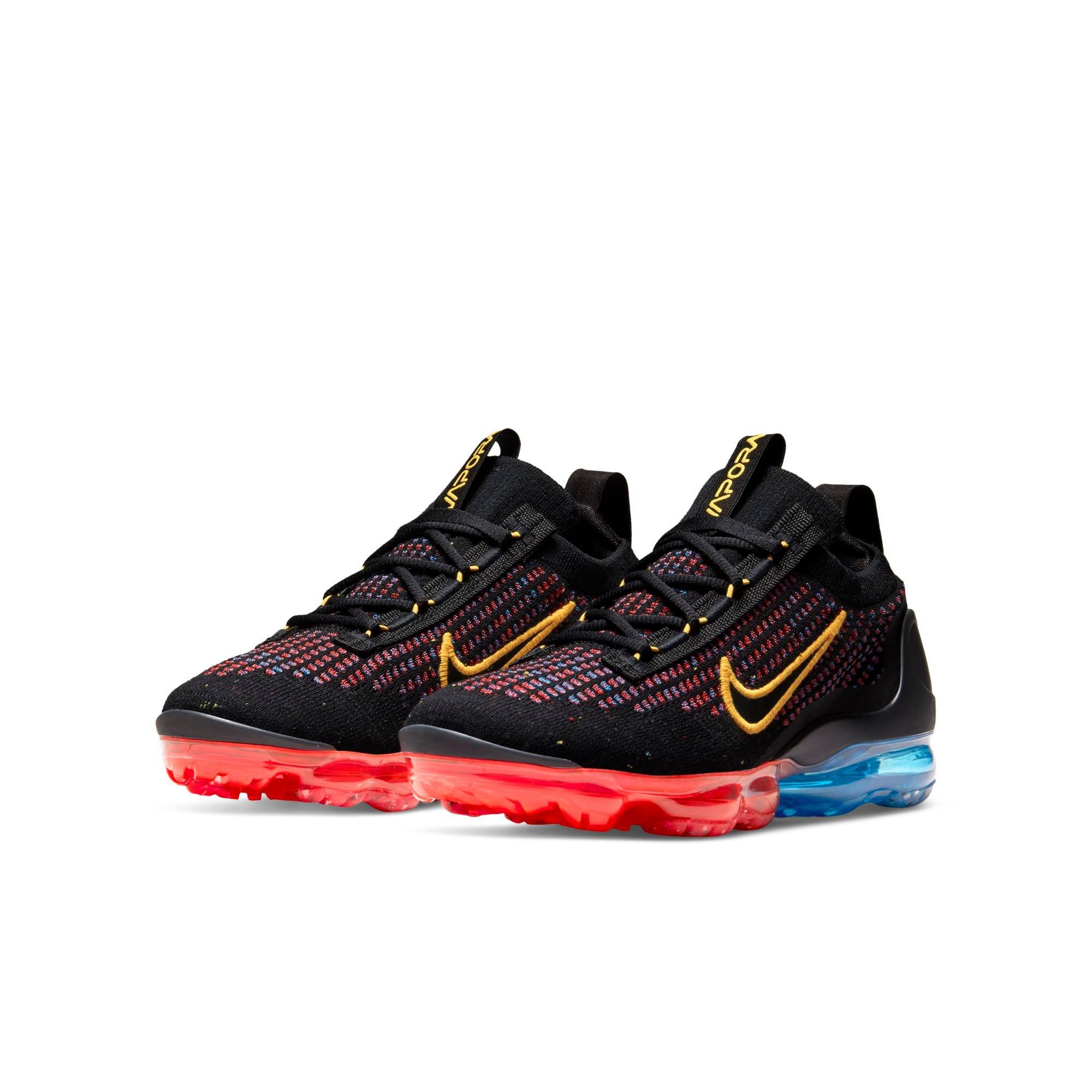 Nike Air VaporMax 2021 FK Black/University Gold/Photo Blue Grade School  Boys' Shoe - Hibbett | City Gear