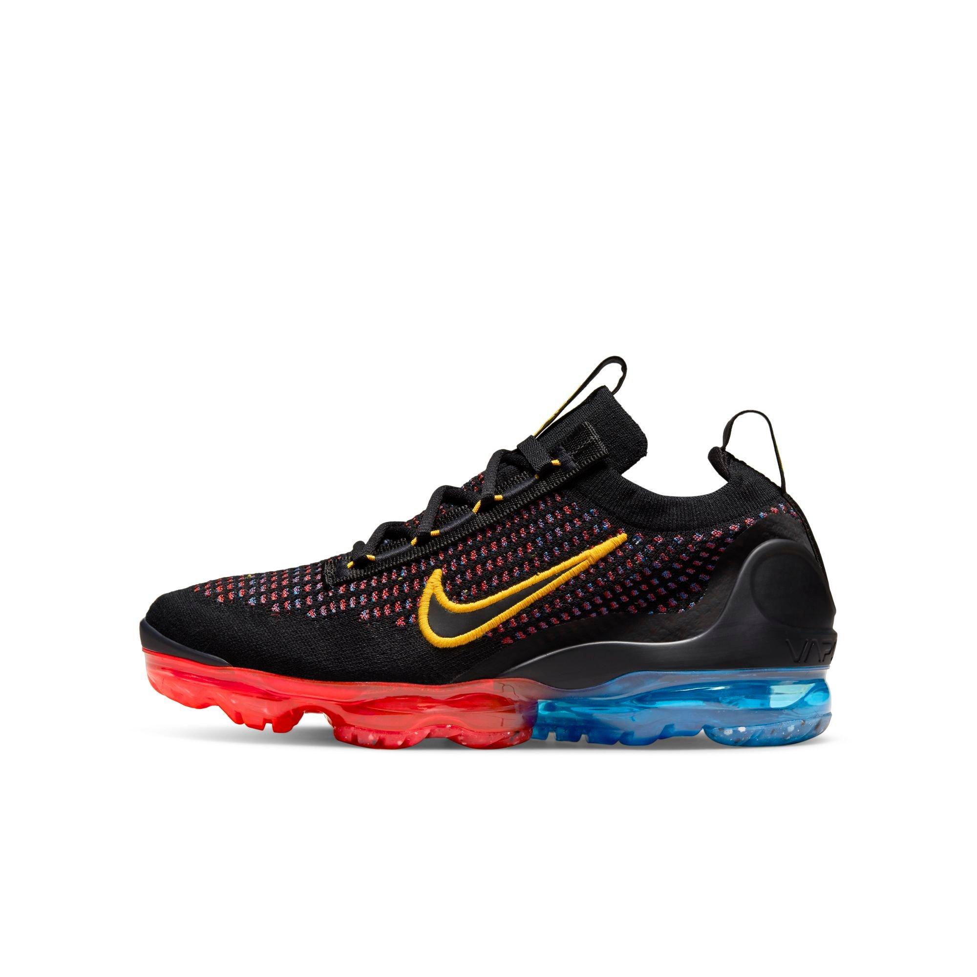 Vapormax black clearance and gold junior