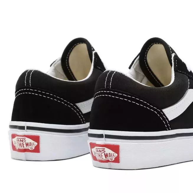 Vans Old Skool "Black/White" Preschool Kids' Shoe - BLACK/WHITE