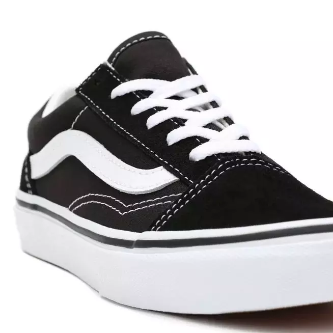 Vans Old Skool "Black/White" Preschool Kids' Shoe - BLACK/WHITE