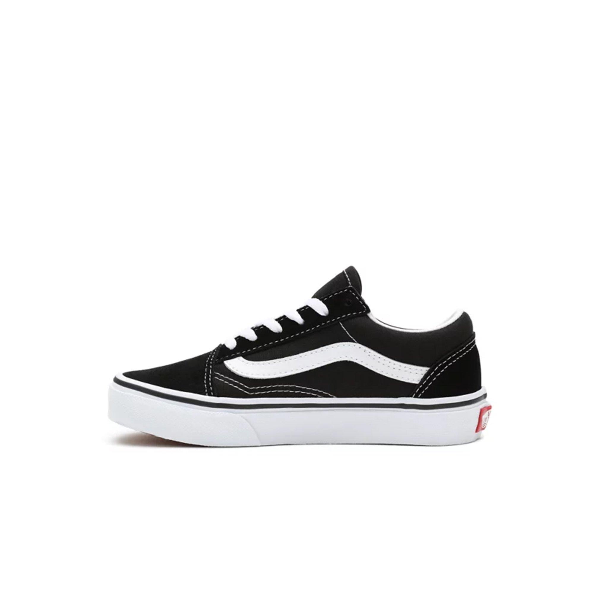 Black Vans Shoes Old Skool Slip Ons