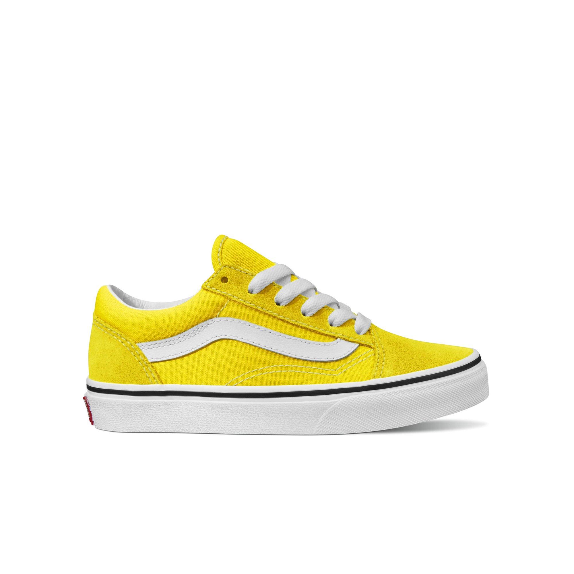 Old Skool "Yellow/White" Preschool Boys' Shoe - Hibbett | City Gear