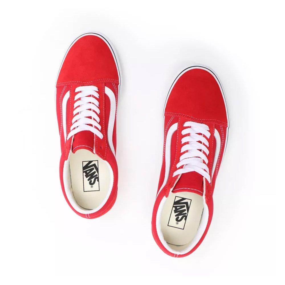 Vans Old Skool Skate Shoe - Racing Red