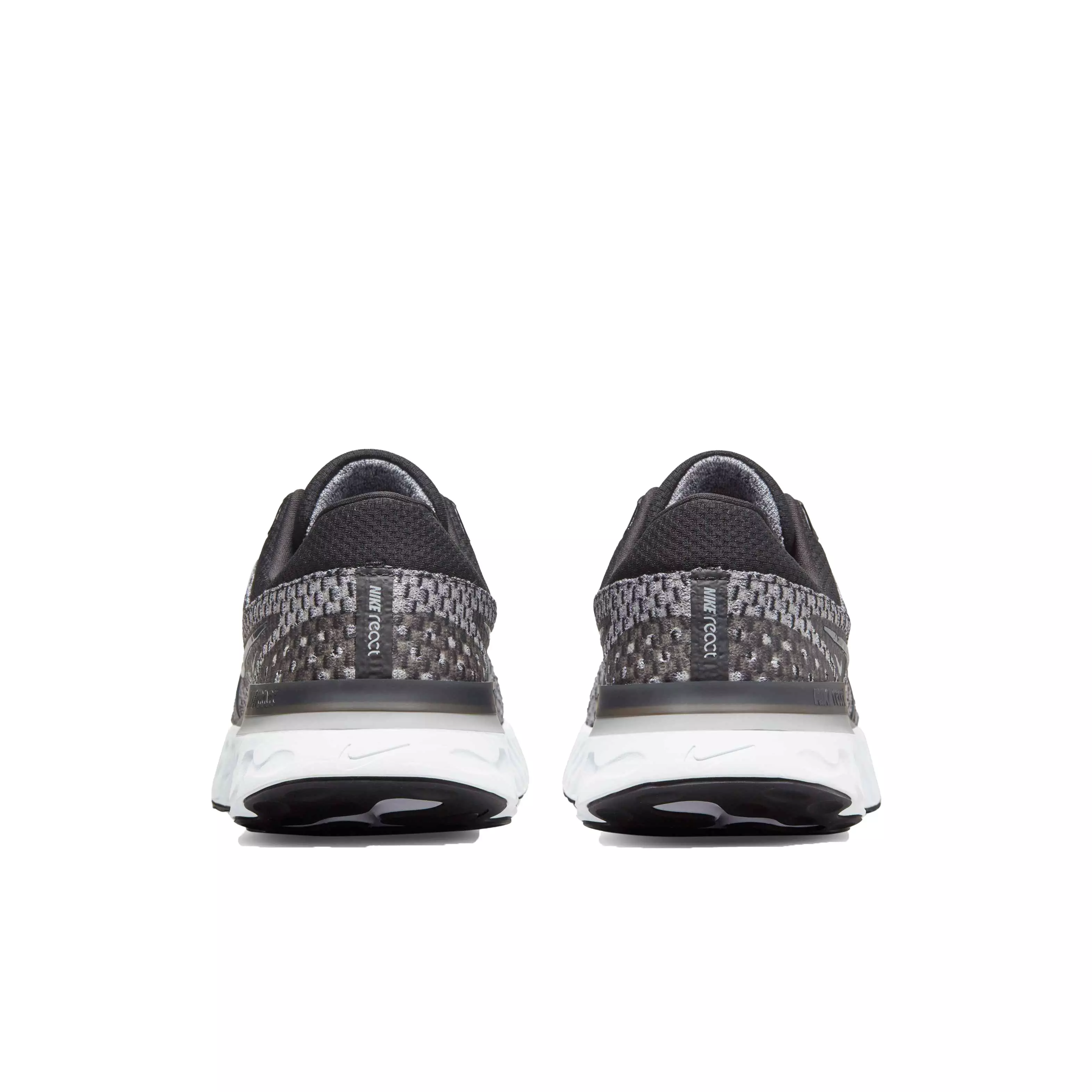 Nike React Infinity  3 "Black/Dark Smoke Grey/Grey Fog/White" Men's Running Shoe - BLACK/GREY