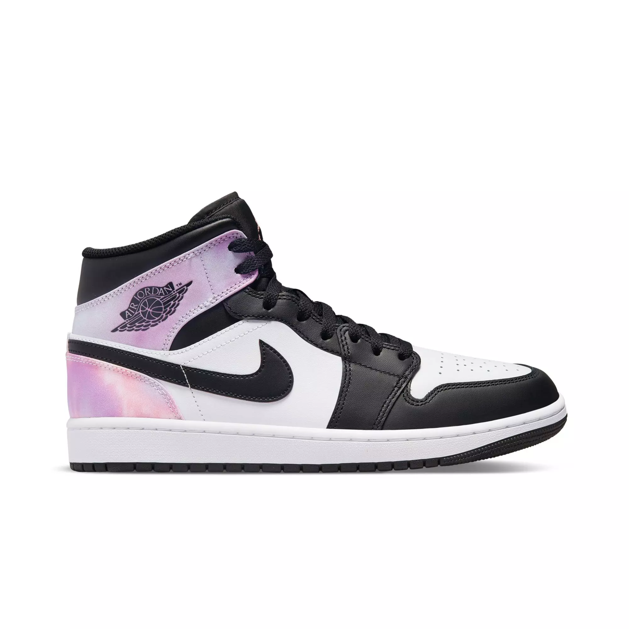 Jordan 1 Mid SE "Tie Dye" Men's Shoe - BLACK/MULTI