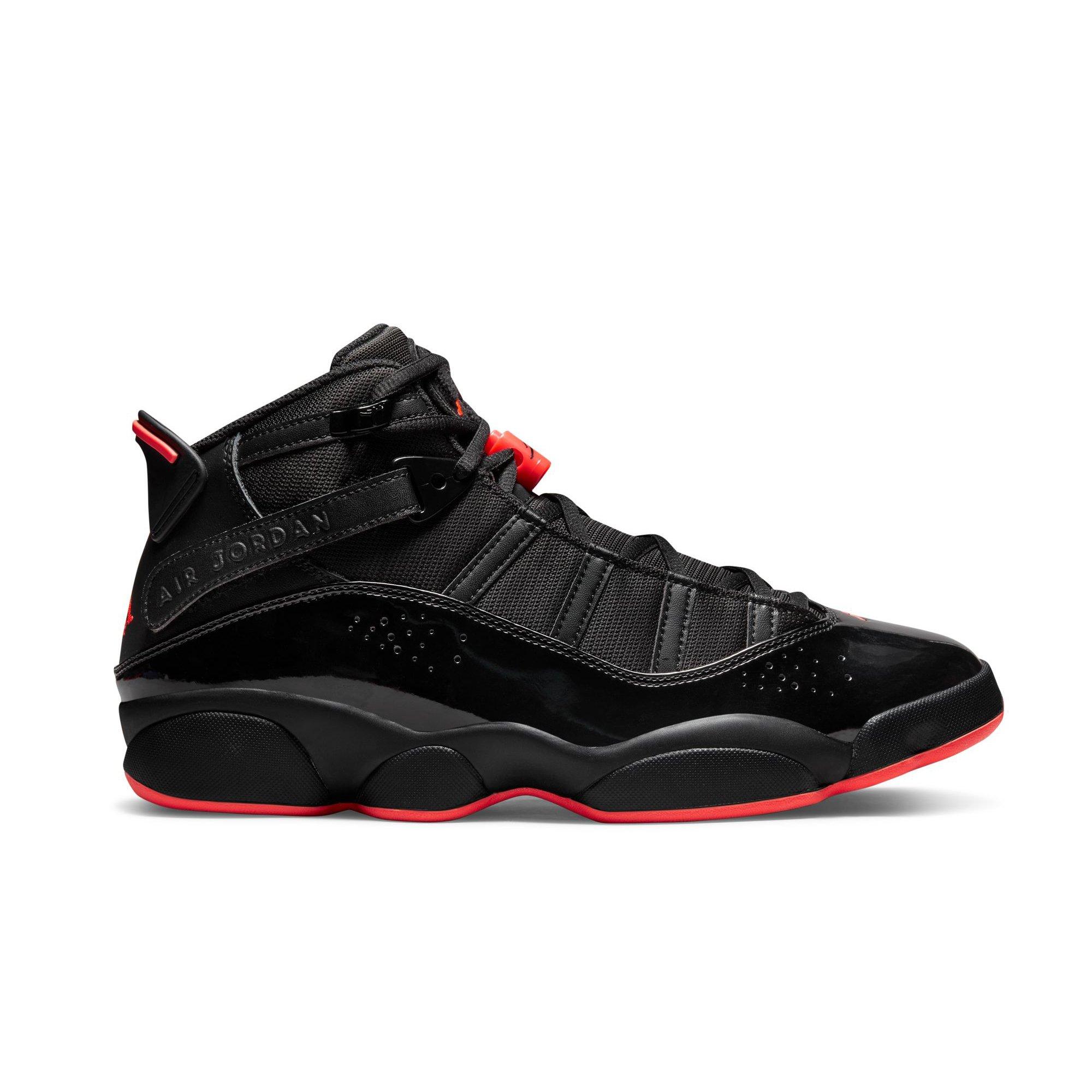 All black 6 hot sale rings jordans