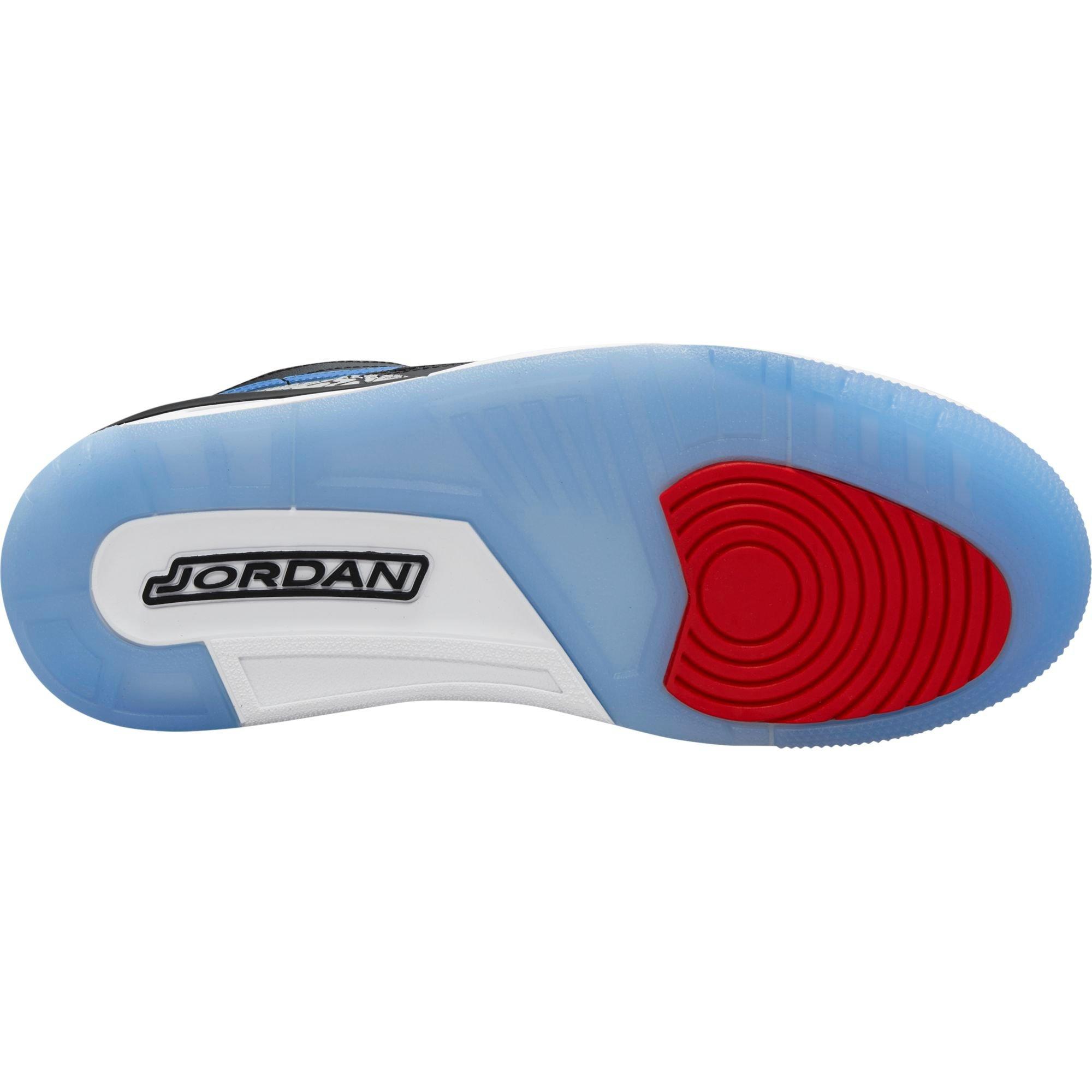 Jordan Legacy 312 Low "Black/Wolf Grey/Valor Blue/Red" Men's Shoe - BLACK/GREY Thumbnail View 3