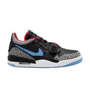 Jordan Legacy 312 Low "Black/Wolf Grey/Valor Blue/Red" Men's Shoe