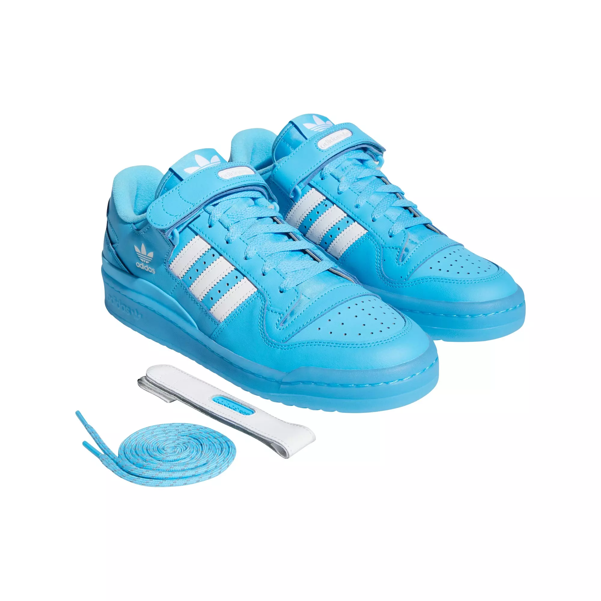 adidas Forum Low "Sky Rush/Ftwr White" Men's Shoe - BLUE/WHITE