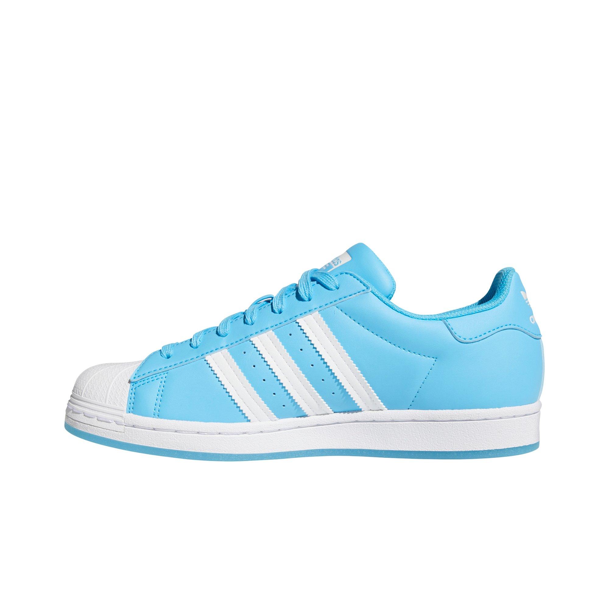 Men's adidas Superstar Shoes White Blue H00189