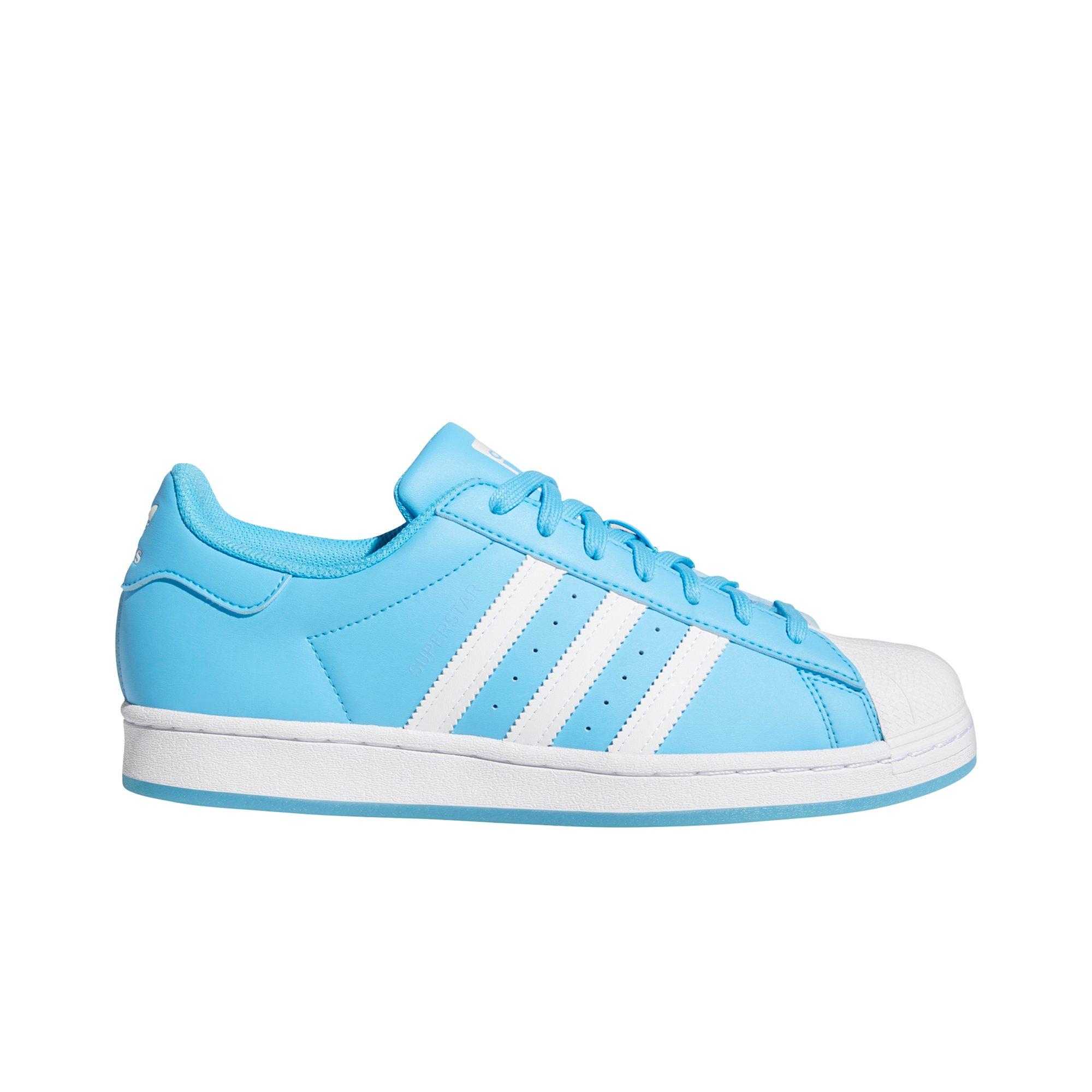 Adidas Superstar Sky Blue/White Men's Shoes, Size: 8