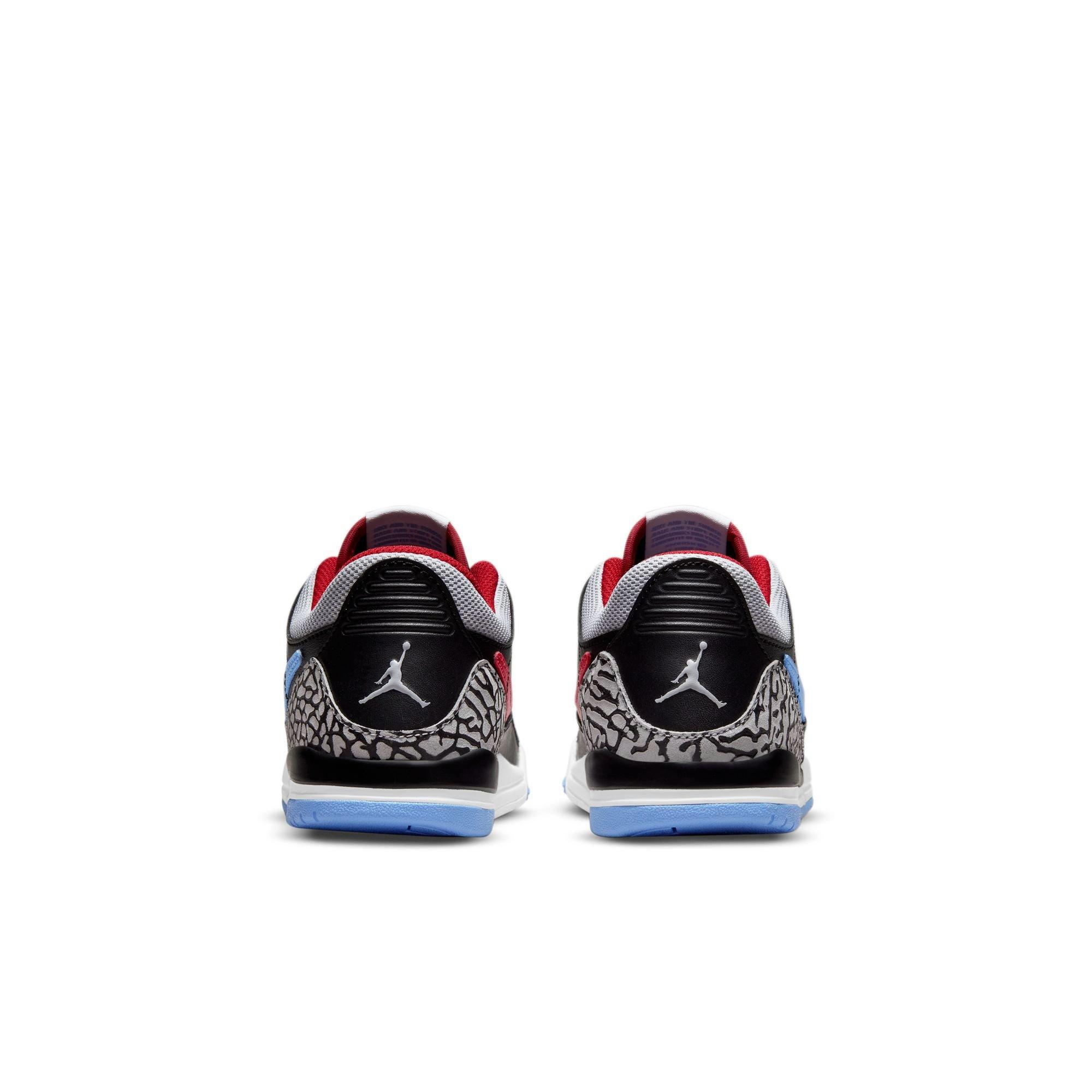 Jordan Legacy 312 Low Black/Wolf Grey/Valor Blue/Red Grade School Boys'  Shoe - Hibbett