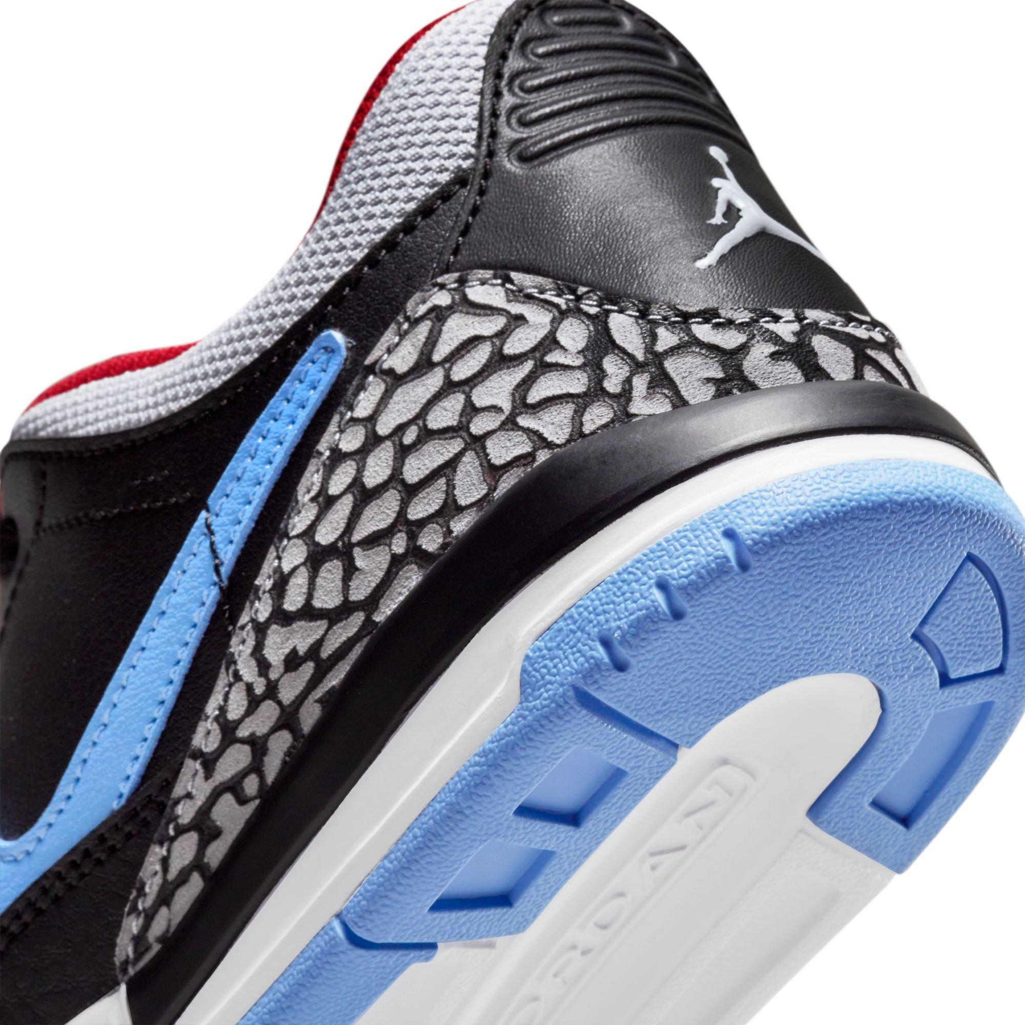 Jordan Legacy 312 Low Black/Wolf Grey/Valor Blue/Red Grade School Boys'  Shoe - Hibbett