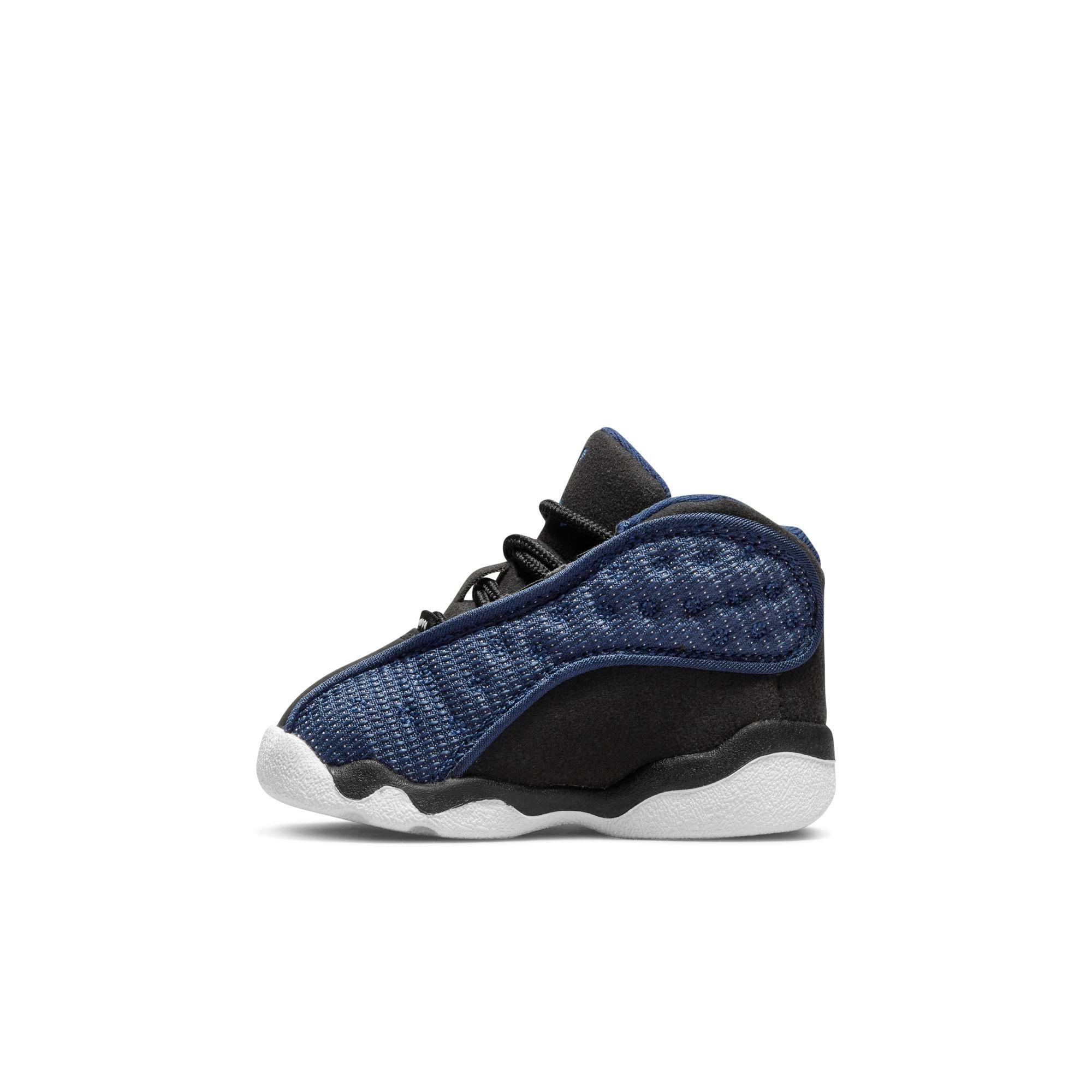 Jordan 13 Retro Black/University Blue/White Grade School Kids' Shoe -  Hibbett