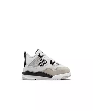  Jordan Baby Boy's Air Jordan 4 Retro (Infant/Toddler)  White/Black/Neutral Grey 5 Toddler M