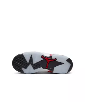 Jordan 6 Retro infrared 6s "White/University Red/Black" Toddler Kids' Shoe