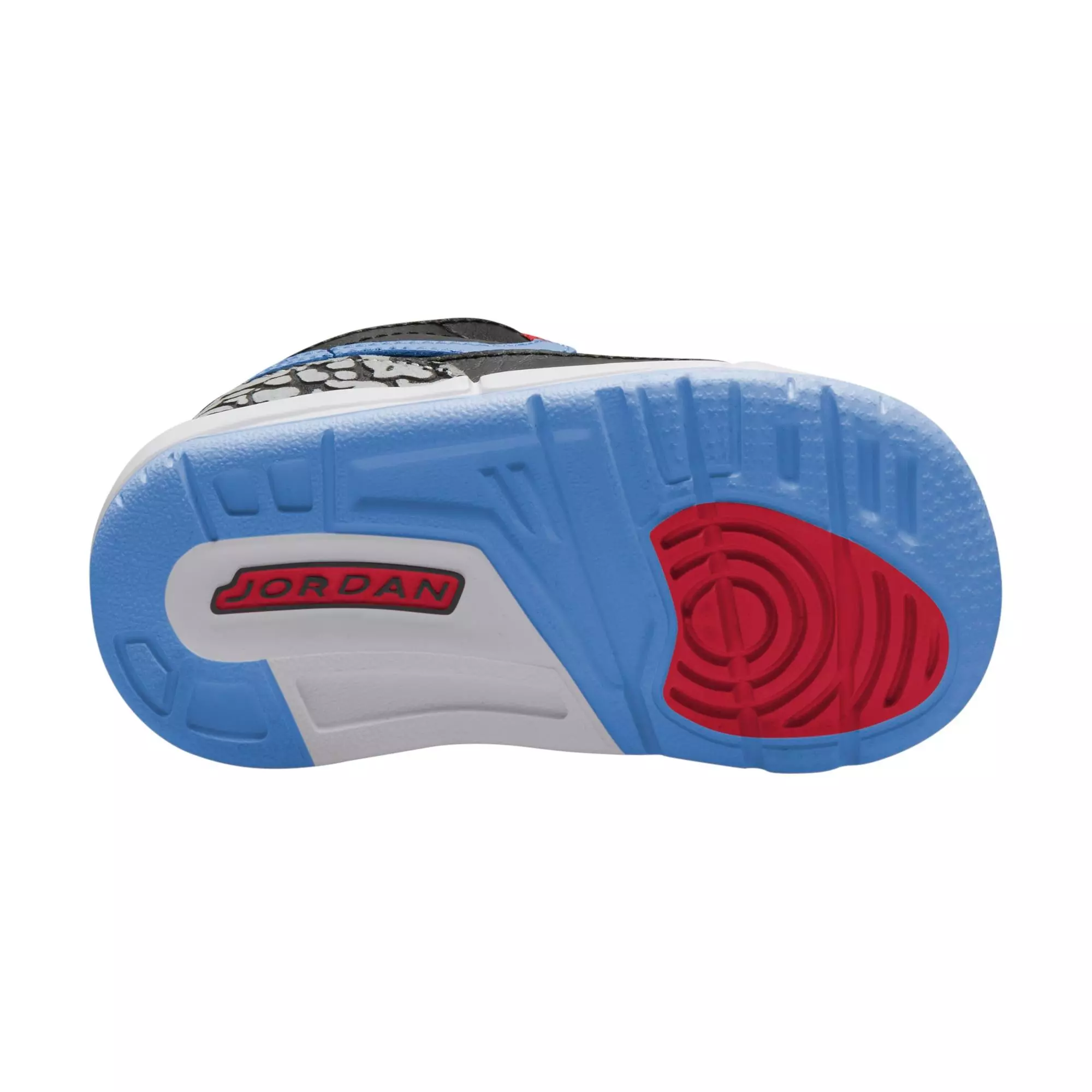 Jordan Legacy 312 Low "Black/Wolf Grey/Valor Blue/Red" Toddler Boys' Shoe - BLACK/RED/BLUE