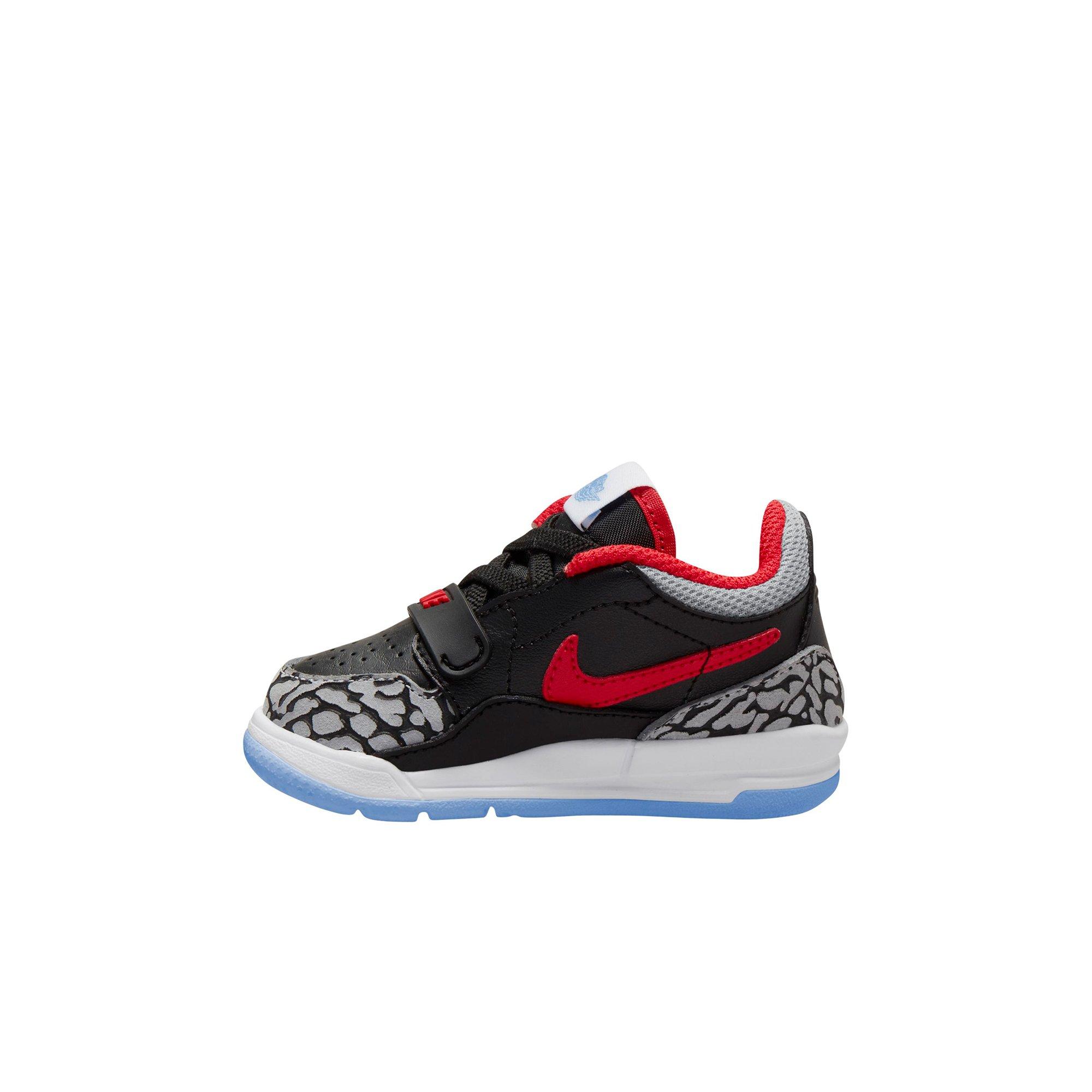 Jordan Legacy 312 Low Toddler Boys' "Black/Wolf Grey/Valor Blue/Red" Shoe