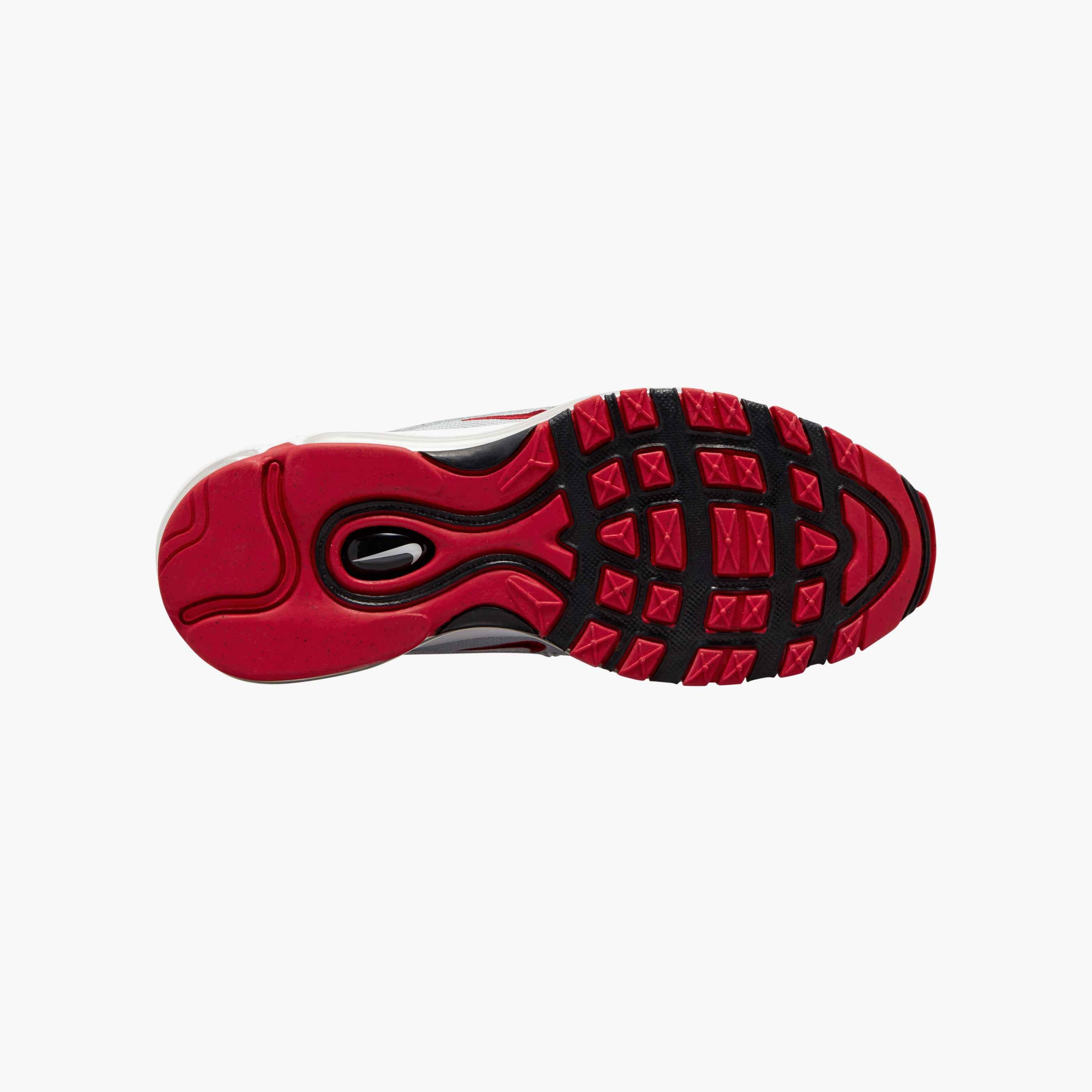 Nike Air Max 97 Proto "White/Varsity Red/Particle Grey" Grade School Boys' Shoe - WHITE/BLACK/RED Thumbnail View 3