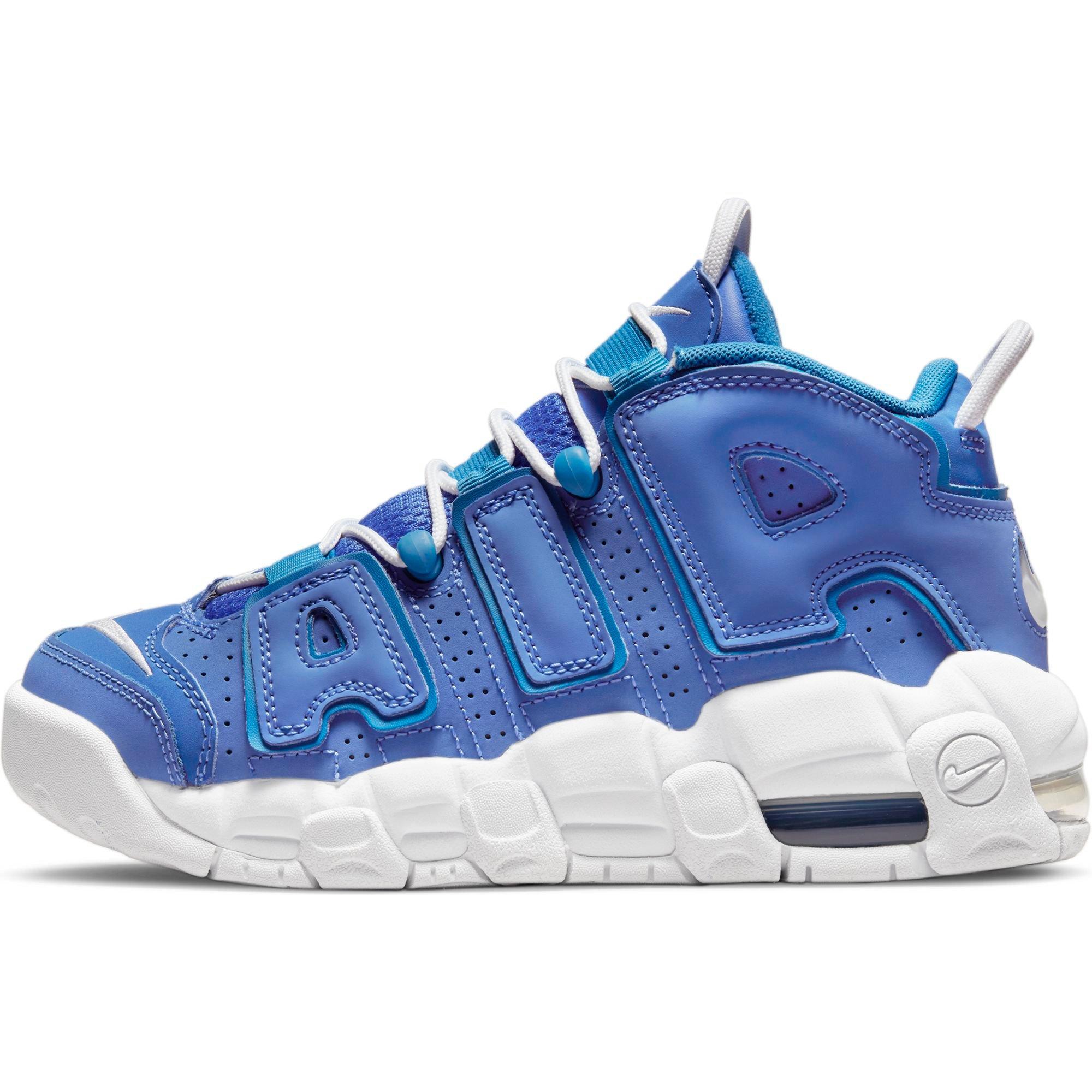 uptempo blue and white