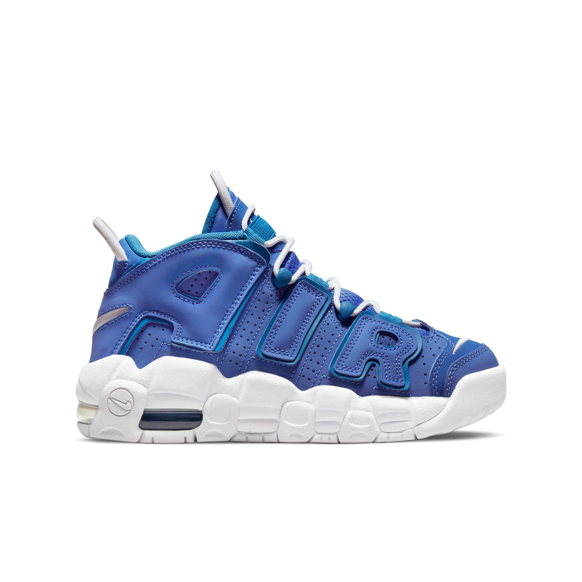 Blue and shop white nike uptempo