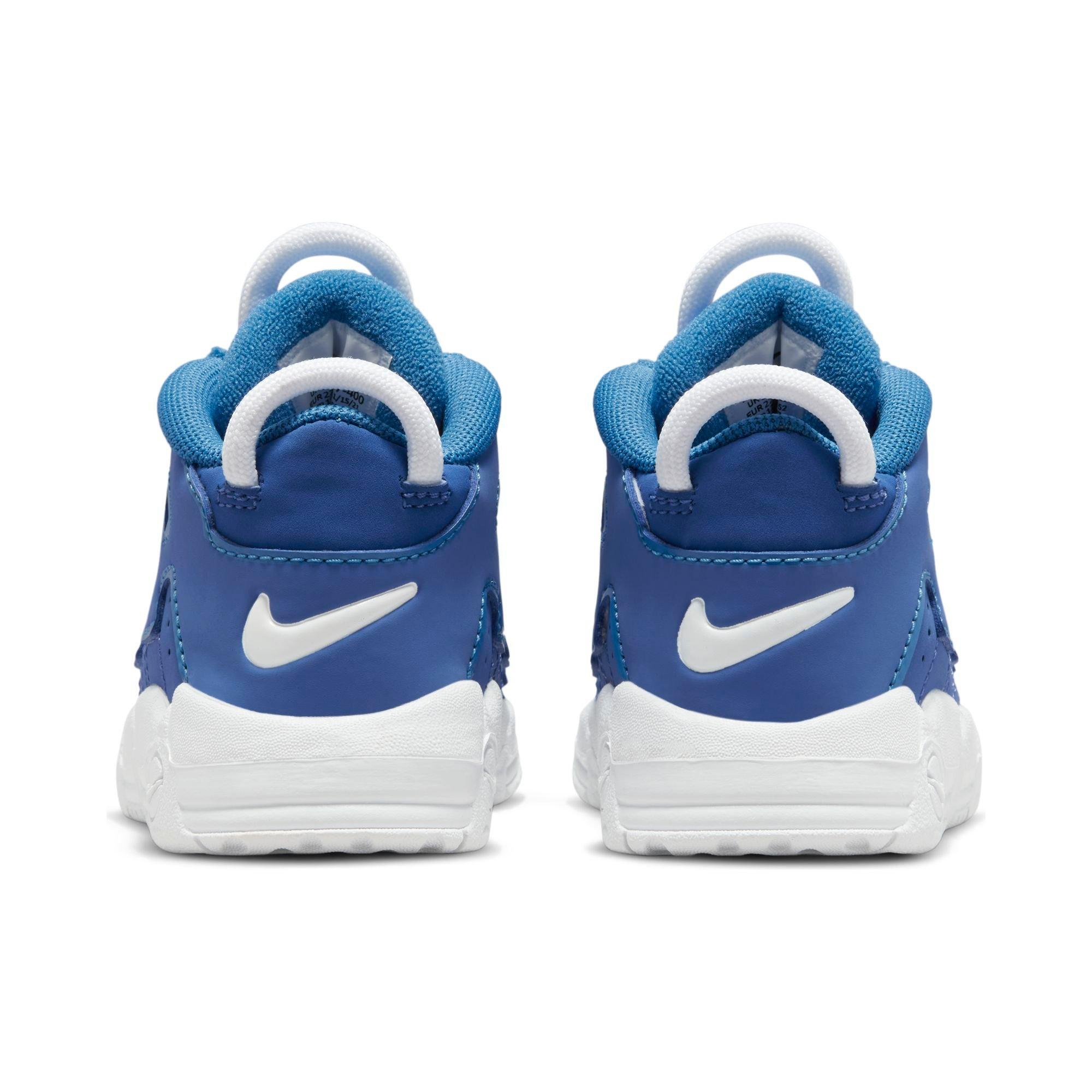 Nike, Shoes, Nike Air More Uptempo Medium Bluewhitebattle Blue Preschool  Boys Shoe