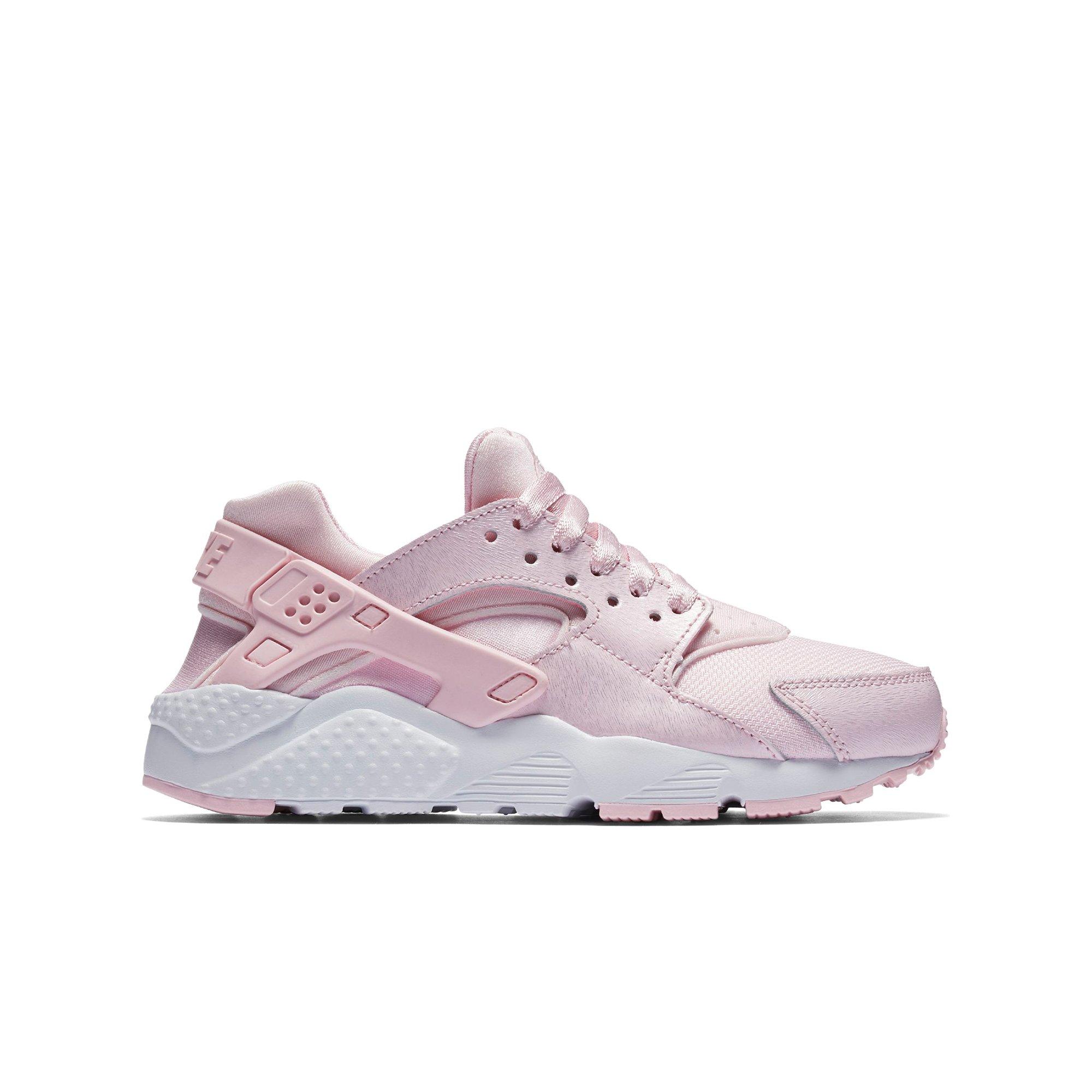 por ciento Lijadoras Duplicar Nike Huarache Run SE "Prism Pink/White" Grade School Girls' Shoe