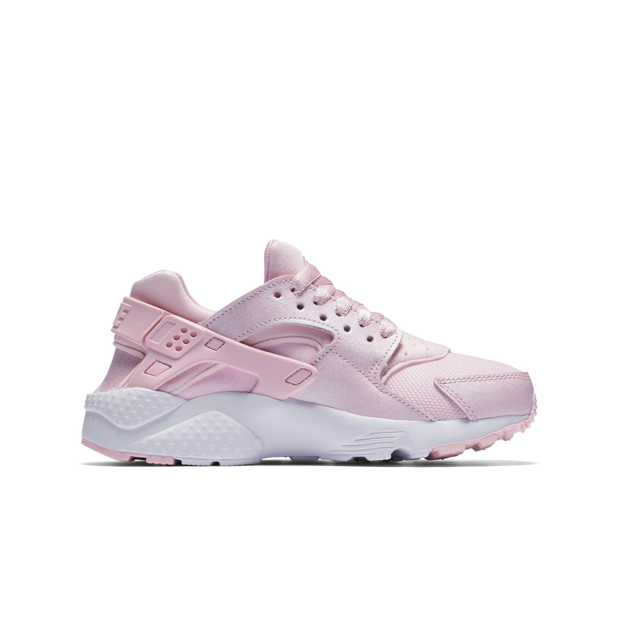 Nike Huarache Run SE Prism Pink White Grade School Girls Shoe Hibbett