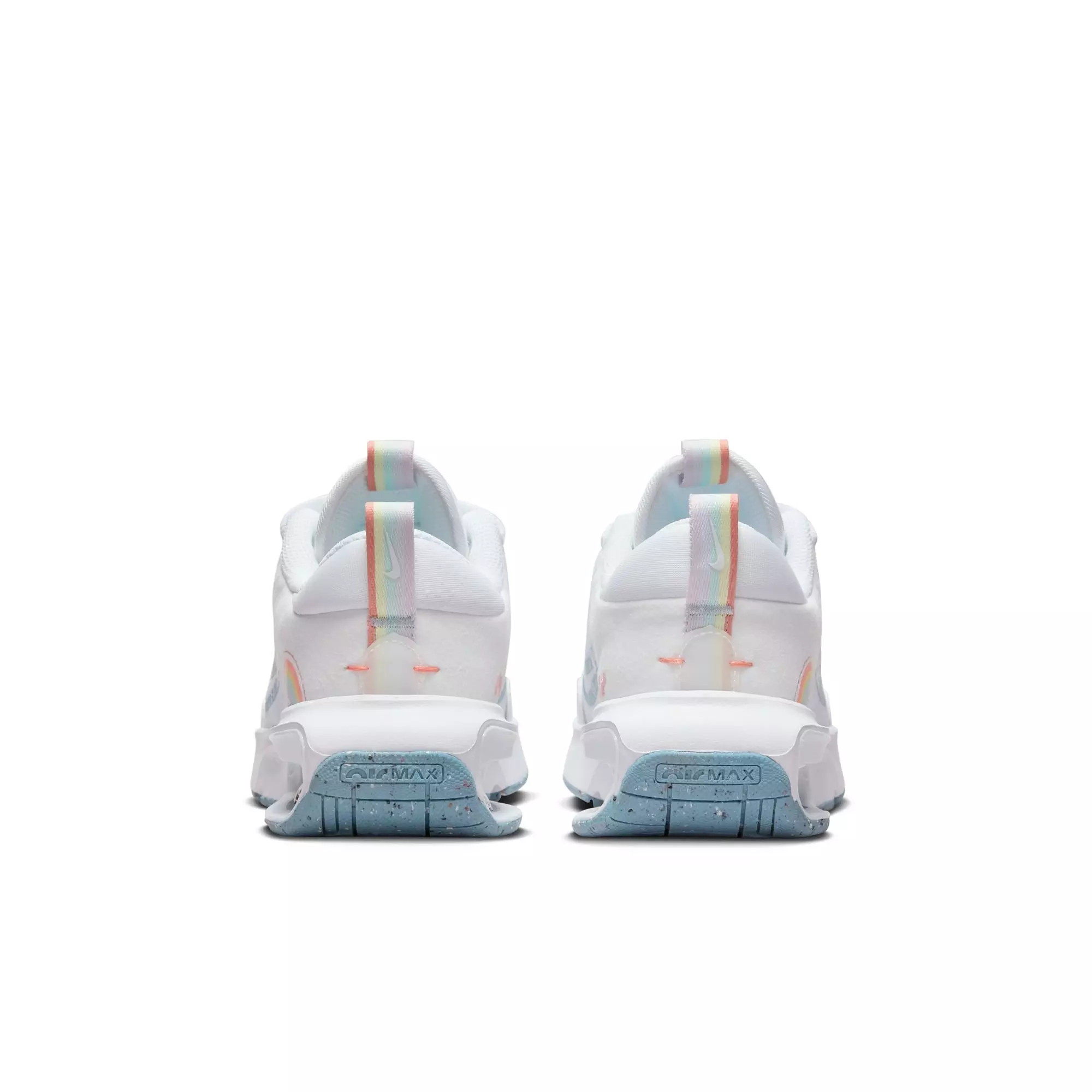 Nike Air Max INTRLK SE "Rainbow" Grade School Girls' Shoe - WHITE/LT BLUE/ORANGE