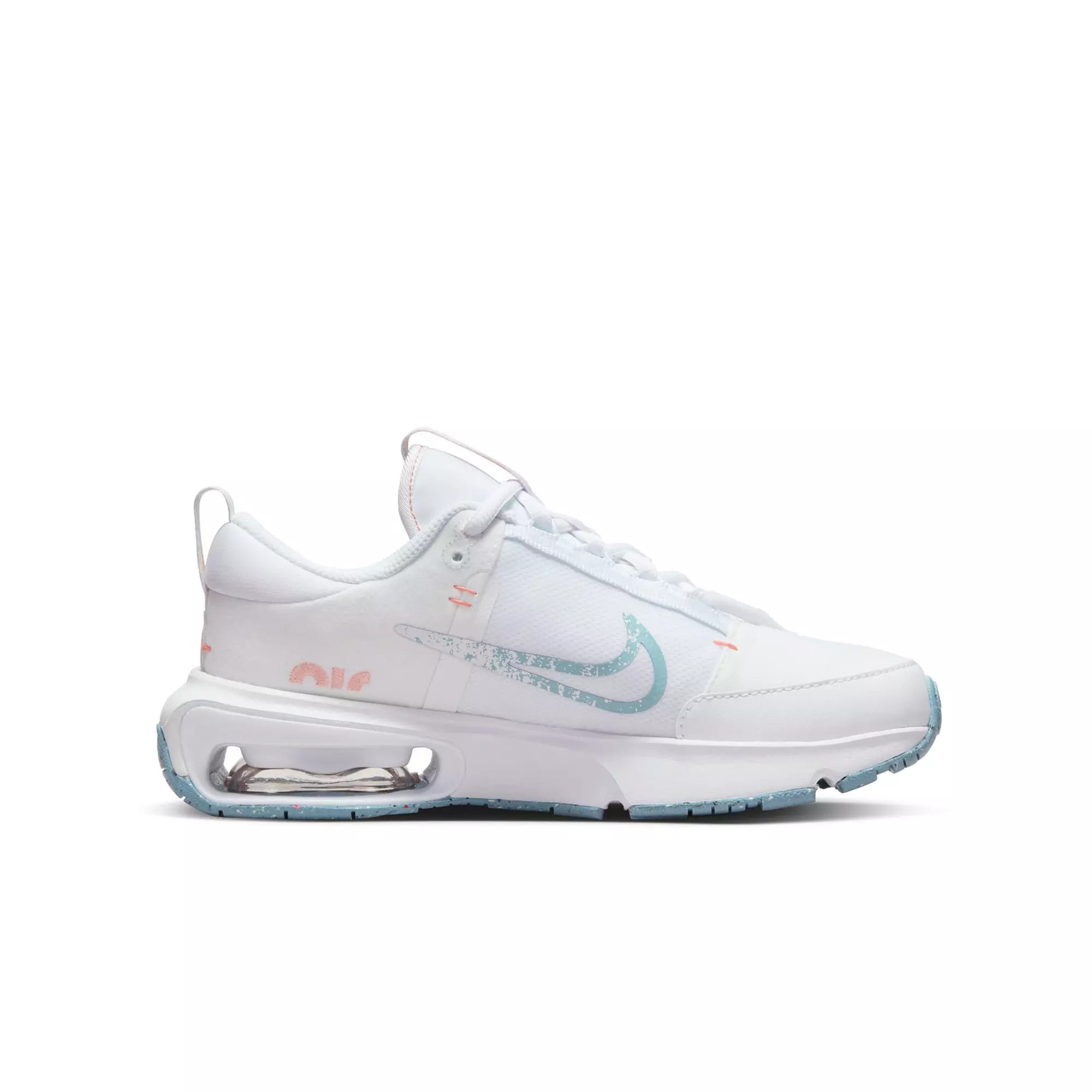 Nike Air Max INTRLK SE "Rainbow" Grade School Girls' Shoe - WHITE/LT BLUE/ORANGE