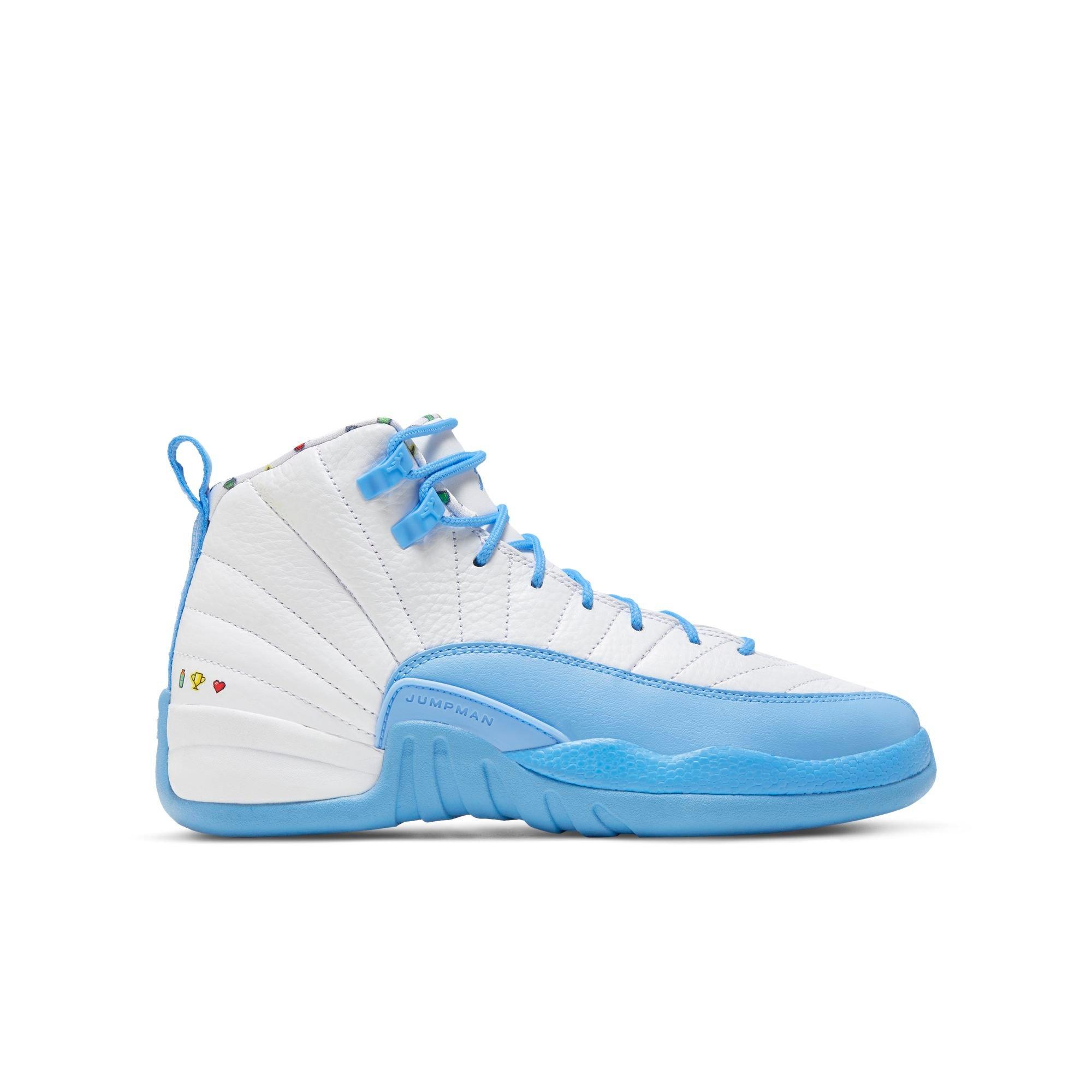 jordan 12 retro white and blue