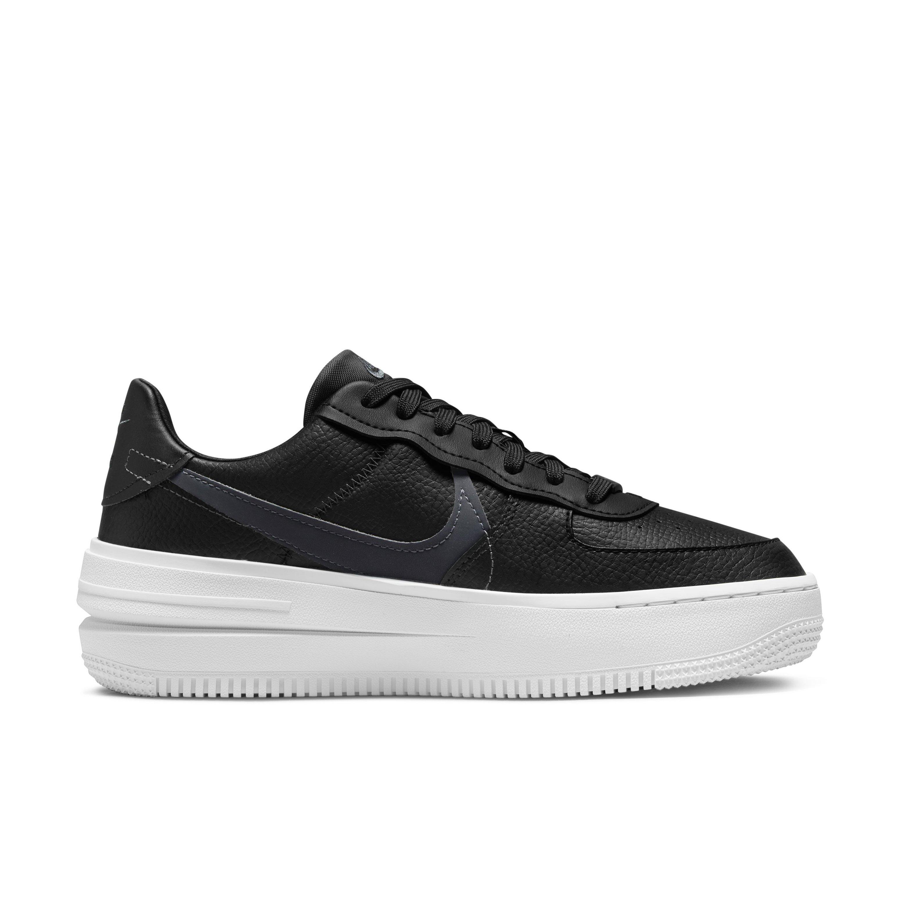 Nike Air Force 1 PLT.AF.ORM "Black/Anthracite/White/Black" Women's Shoe - BLACK/BLACK/WHITE Thumbnail View 1