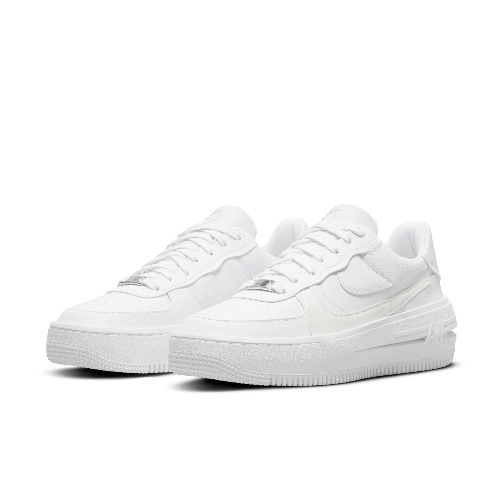 Nike Air Force 1 Original Girls Shoes Trainers Size 3 to 5.5 triple white