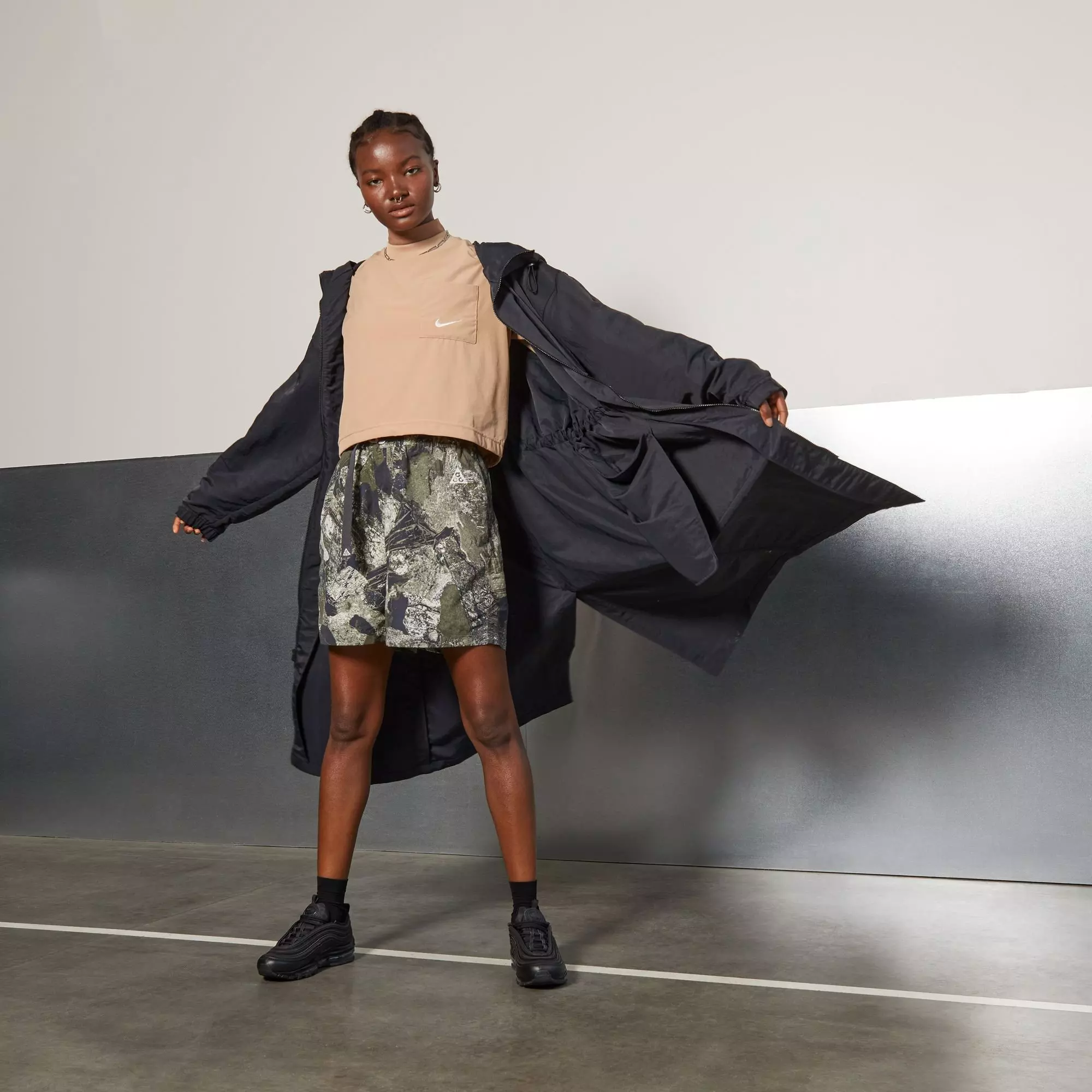 Nike Air Max 97 "Black/Dk Smoke Grey" Women's Shoe - BLACK/GREY